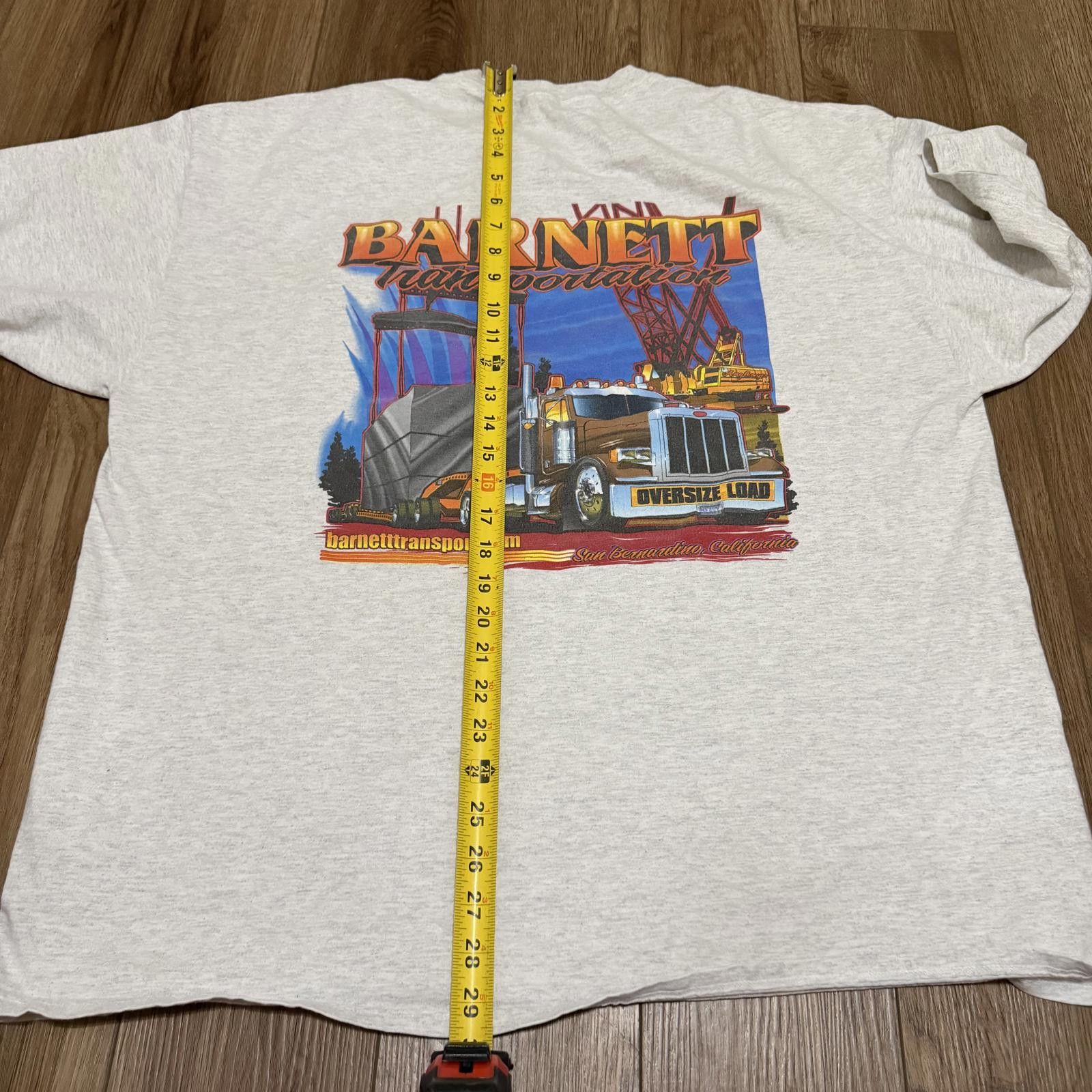 Other Vintage Barnett Transportation Trucker Pocket Shirt 90s Y2K Size US XXL / EU 58 / 5 - 8 Thumbnail