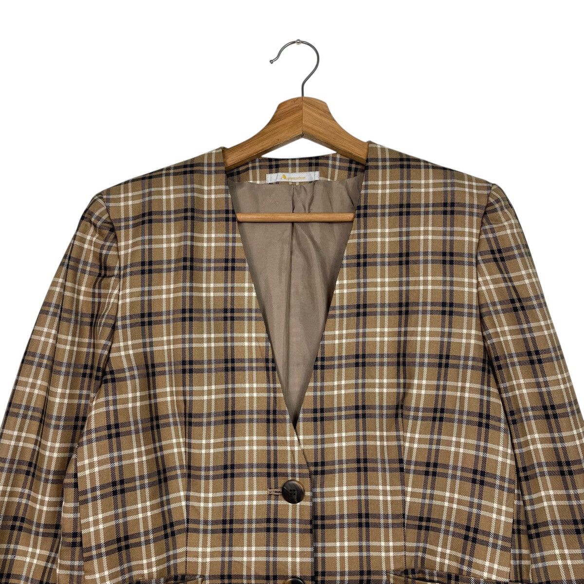 Aquascutum Aquascutum Tartan Crop Jacket Size M / US 6-8 / IT 42-44 - 2 Thumbnail