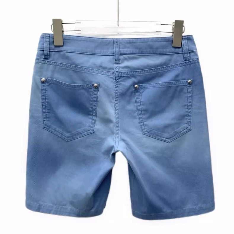 Chanel Chanel Blue cotton casual denim shorts 2504-Nextarrow Size 24" / US 00 / IT 34 - 2 Thumbnail