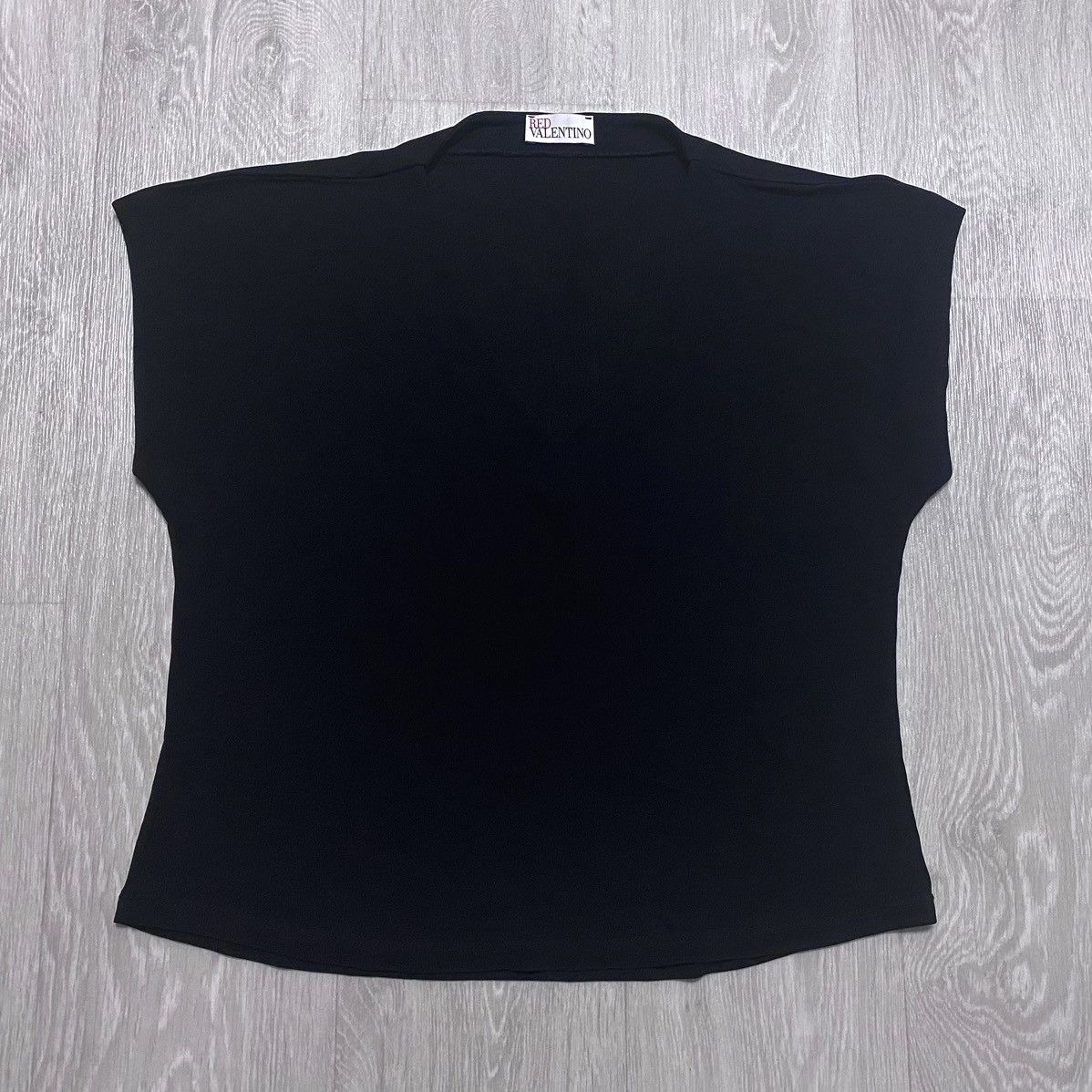 RED Valentino Women’s Avant Garde RED Valentino Black Baggy Sleeveless Top Size ONE SIZE - 7 Thumbnail