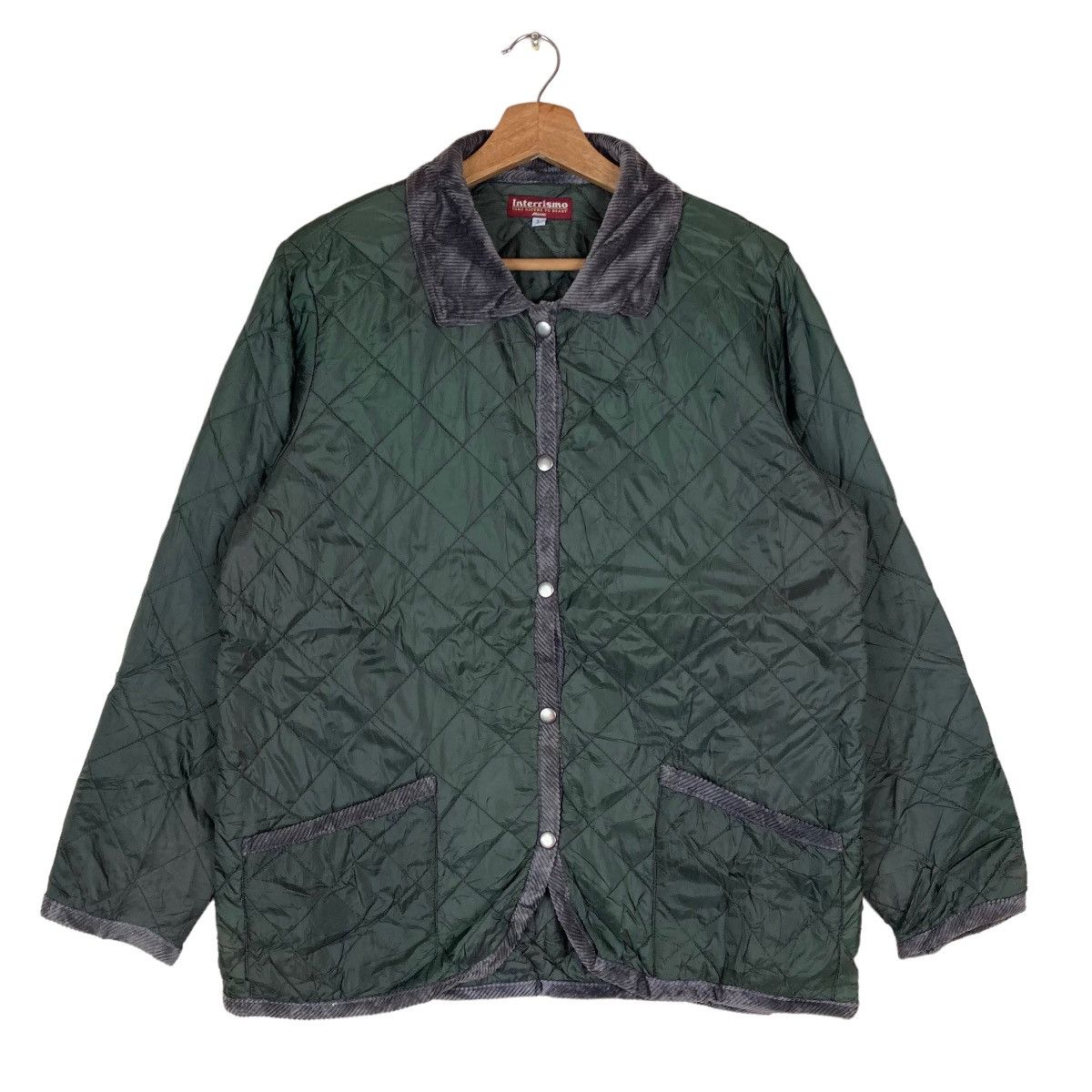 Mizuno Vintage Interrismo by Mizuno Snap Button Quilted Jacket Size US L / EU 52-54 / 3 - 1 Thumbnail