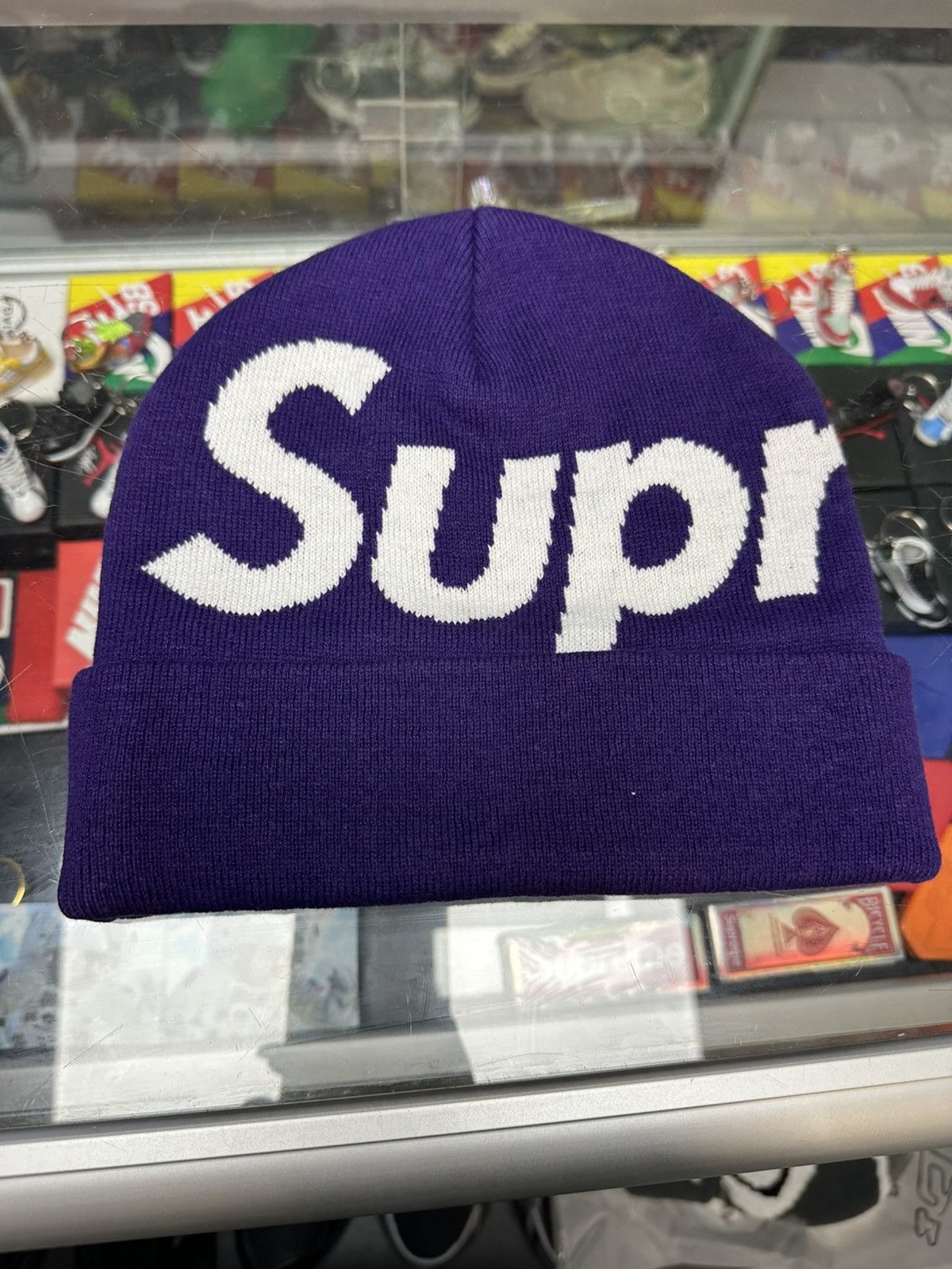 新品 SUPREME Chenille Beanie Dark Purple Buy Supreme Chenille Beanie 'Dark Purple' - FW23BN11 DARK PURPLE
