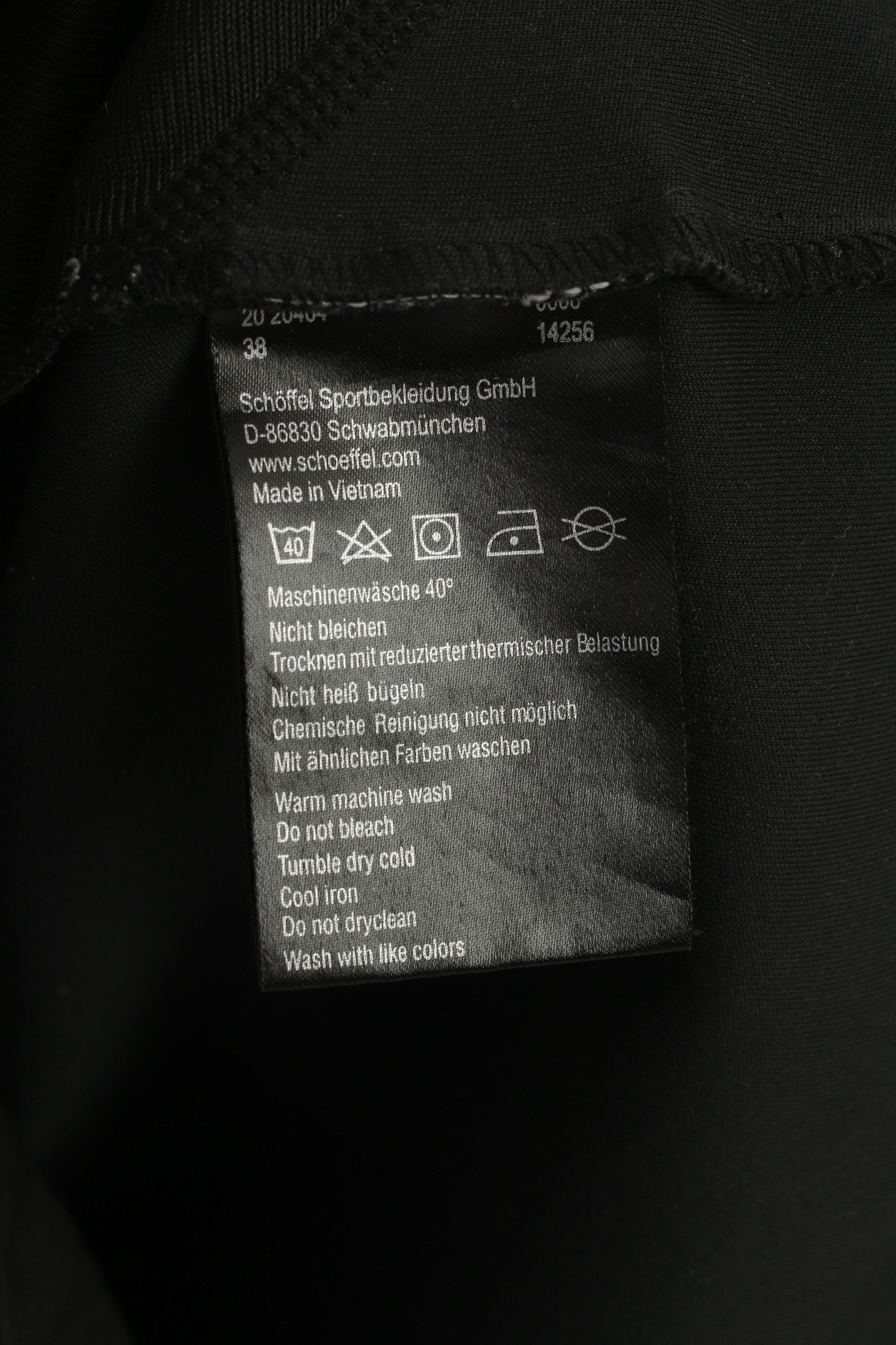 Vintage Schoffel Men L Jacket Black Sportswear Zip Up 3232 Size US L / EU 52-54 / 3 - 5 Thumbnail