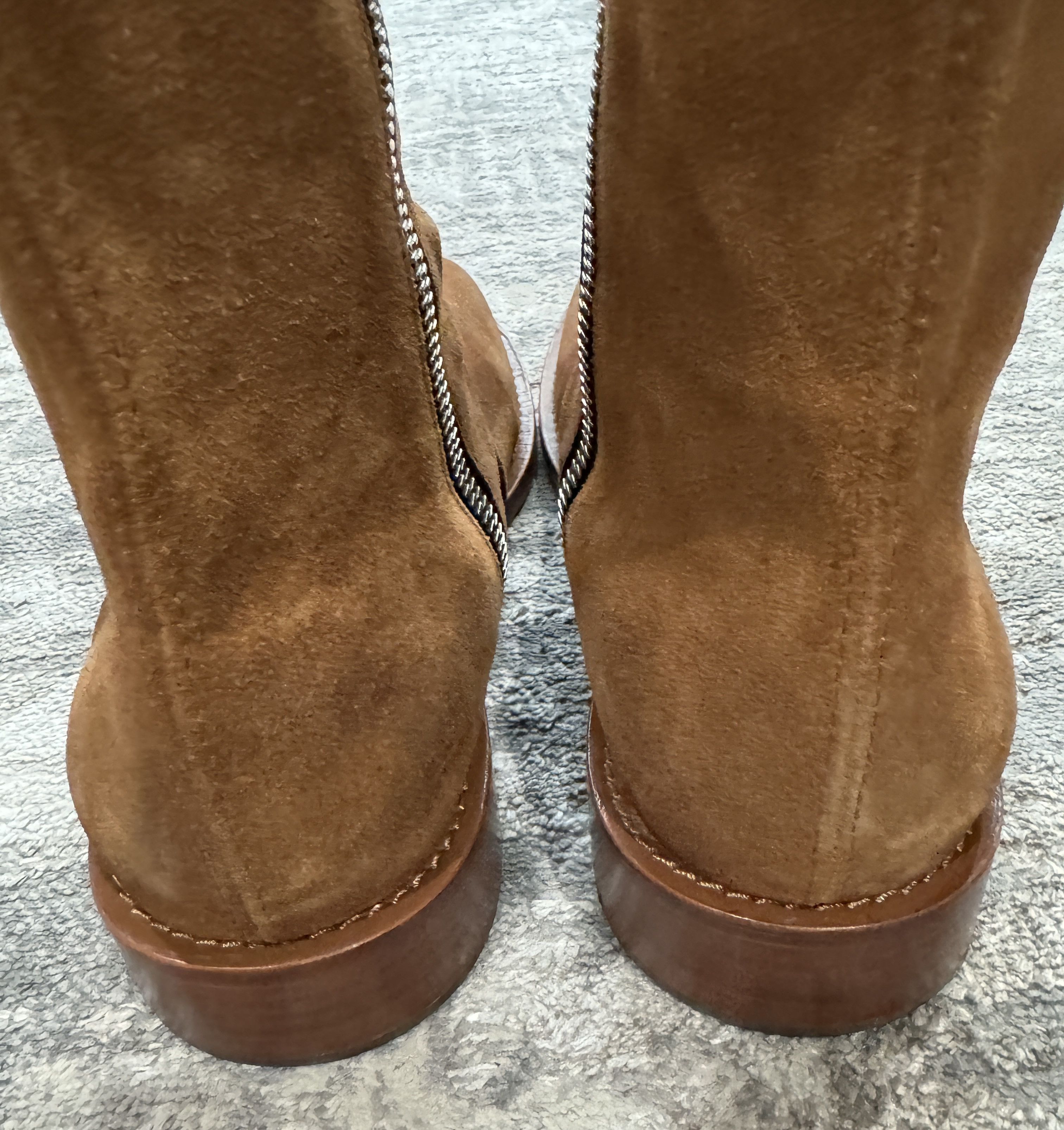 Amiri AMIRI TAWNY BROWN LEATHER DOUBLE ZIPPER STACK BOOTS 11,5 US Size US 11.5 / EU 44-45 - 4 Thumbnail