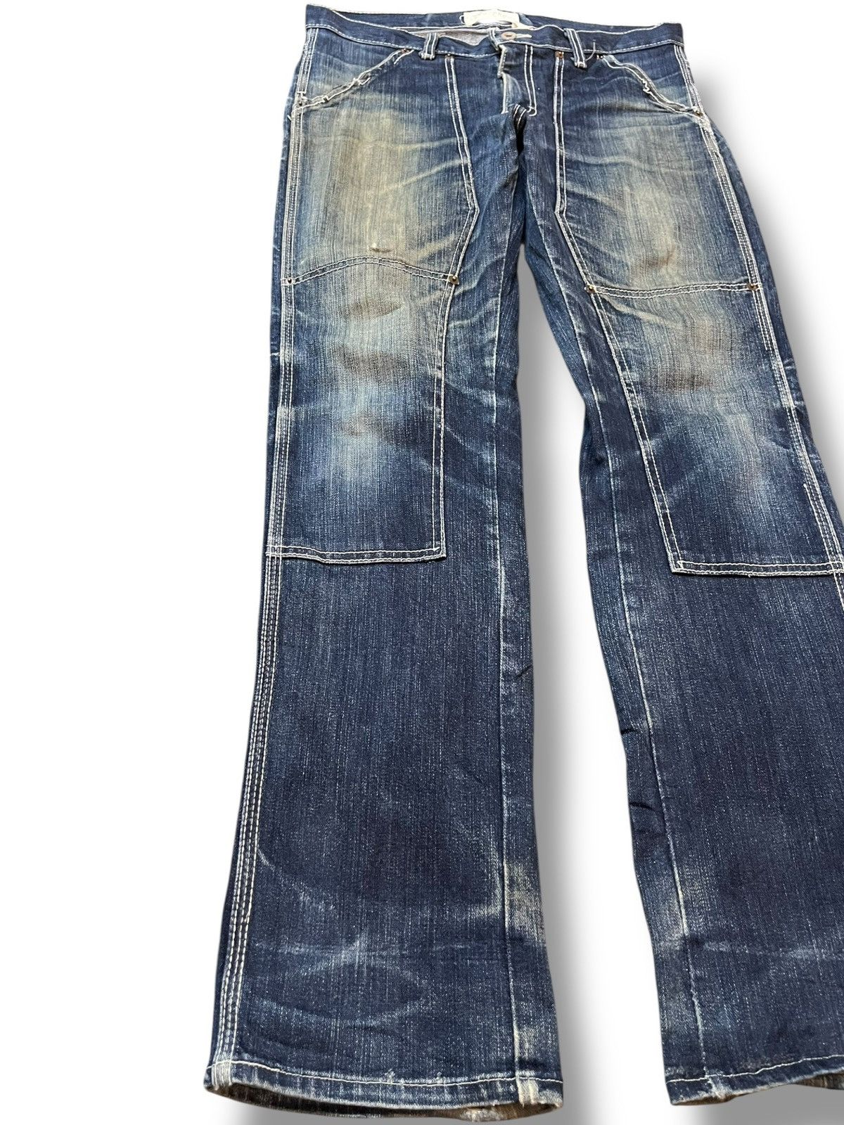 American Apparel Vintage PineCone Mudwash Shallow Pocket Denim Size US 32 / EU 48 - 3 Thumbnail