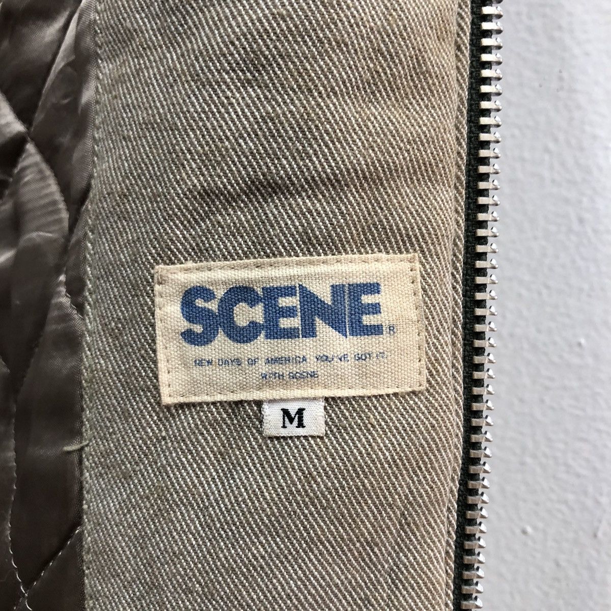 Vintage Vintage Scene Army/Navy Letterman Jacket Cowhide Leather Size US M / EU 48-50 / 2 - 11 Thumbnail