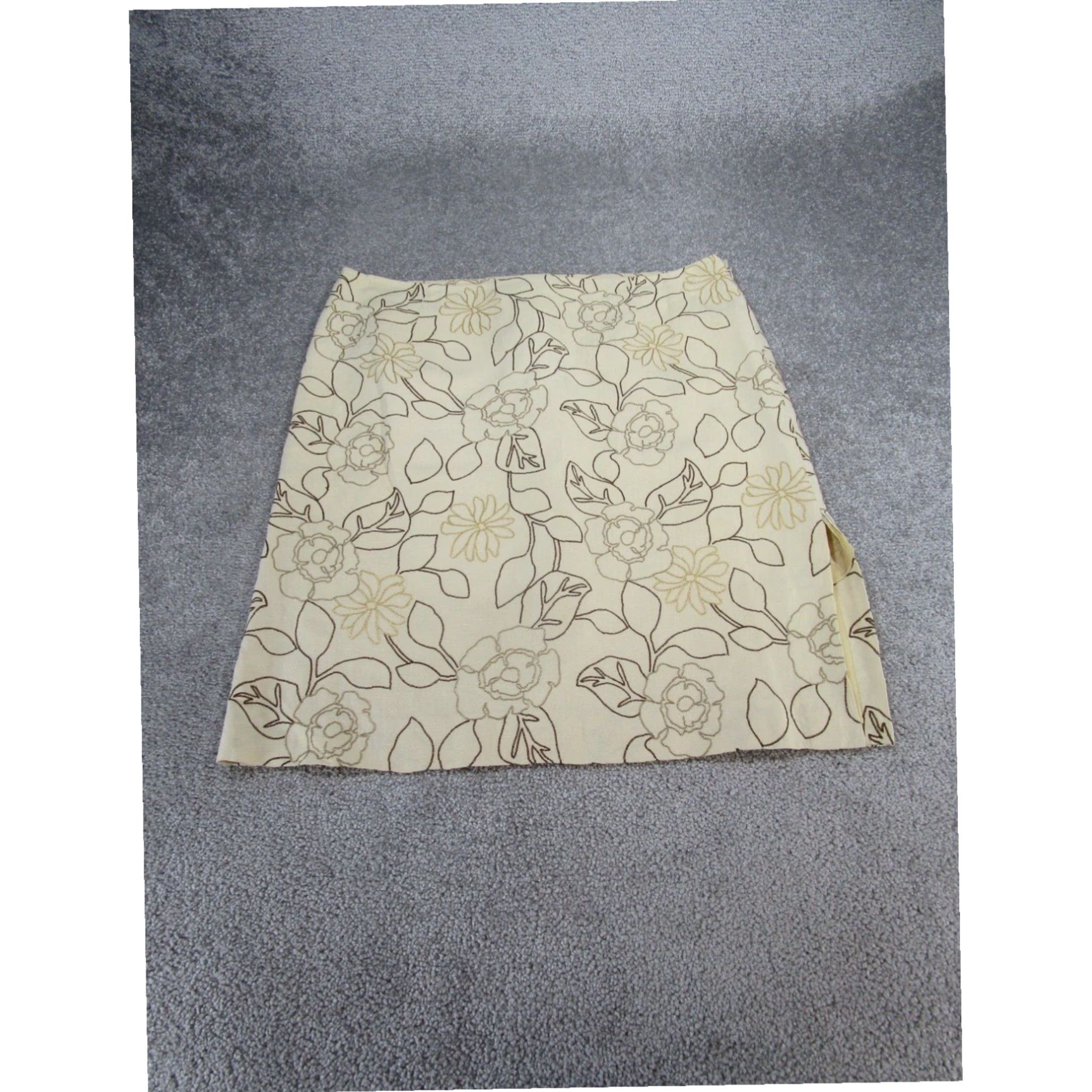Pendleton Pendleton Beige Floral Knee Length Pencil Skirt Womens 16 Size 38" / US 16 / IT 52 - 1 Thumbnail