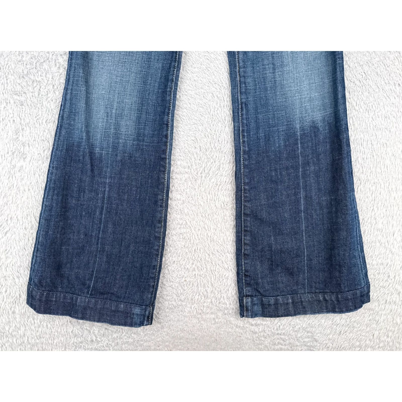 Citizens Of Humanity Citizens of Humanity Flared Jeans Women 26 Blue Denim Low Rise Distressed 26x31 Size 26" / US 2 / IT 38 - 2 Thumbnail