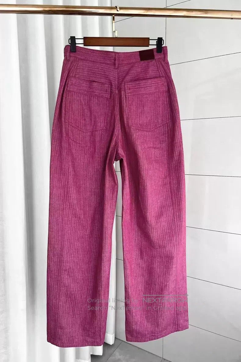 Hermes Hermes 25SS Show Model Magenta Long Trousers Size 25" / US 0 / IT 36 - 2 Thumbnail