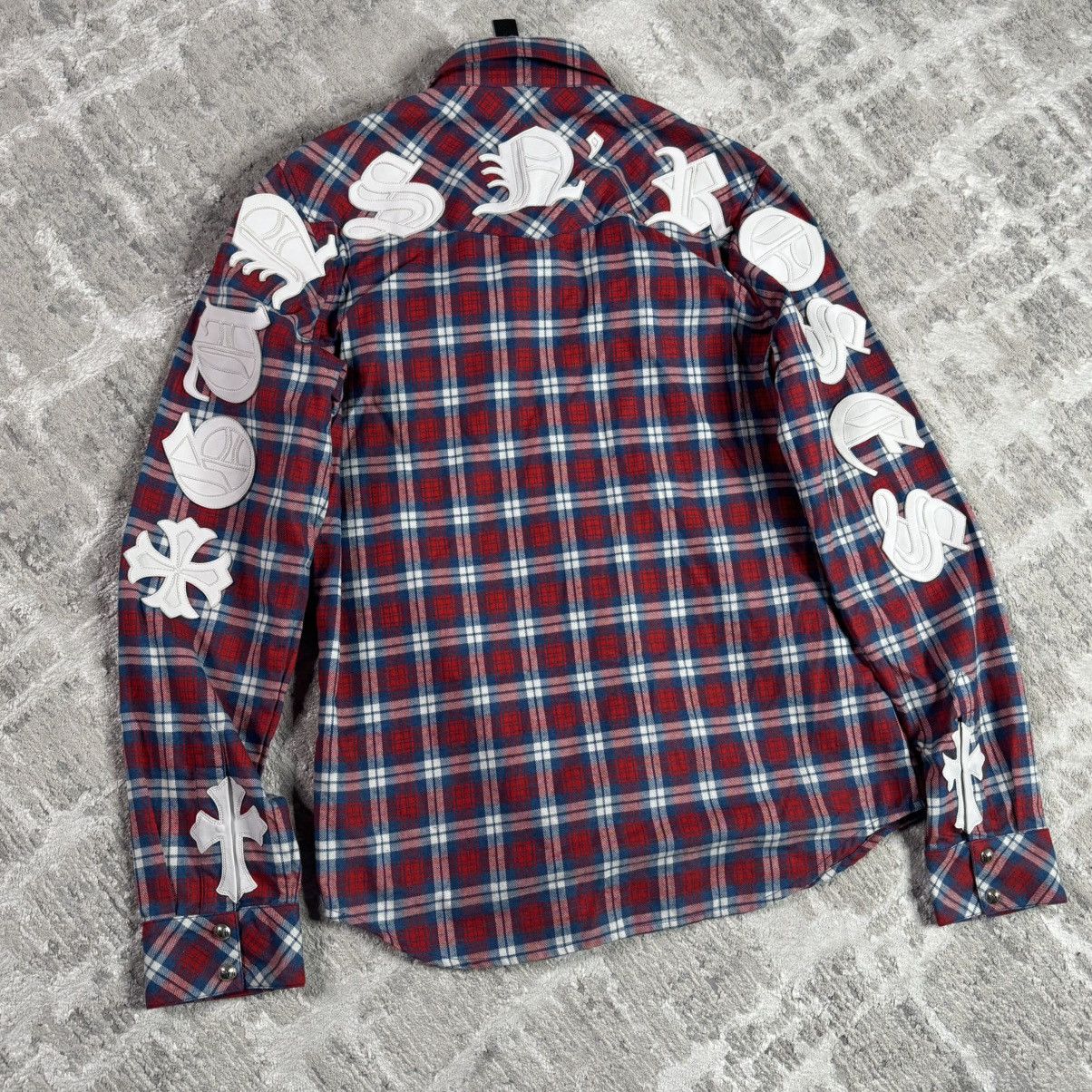 Chrome Hearts Guns n roses leather patch button up Size US L / EU 52-54 / 3 - 1 Thumbnail