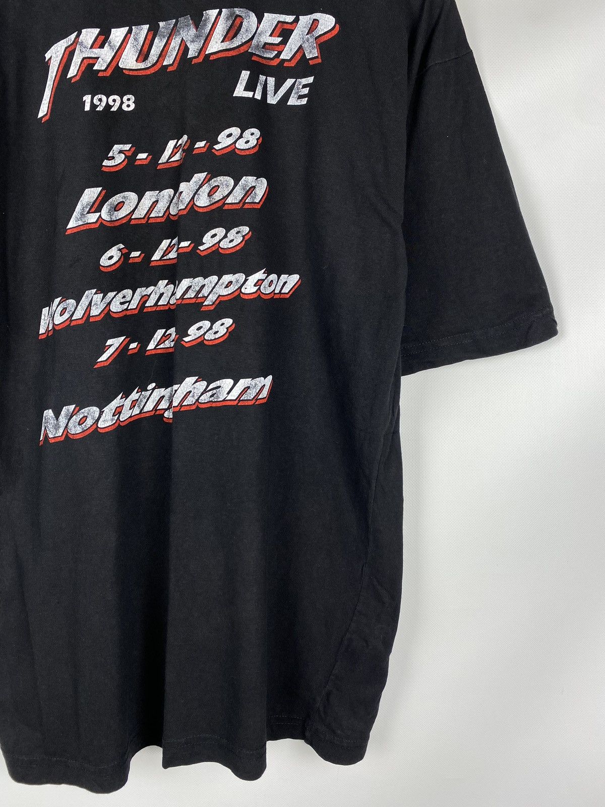 Band Tees Thunder Live vintage band heavy metal rock tour 1998 t shirt Size US XL / EU 56 / 4 - 16 Thumbnail