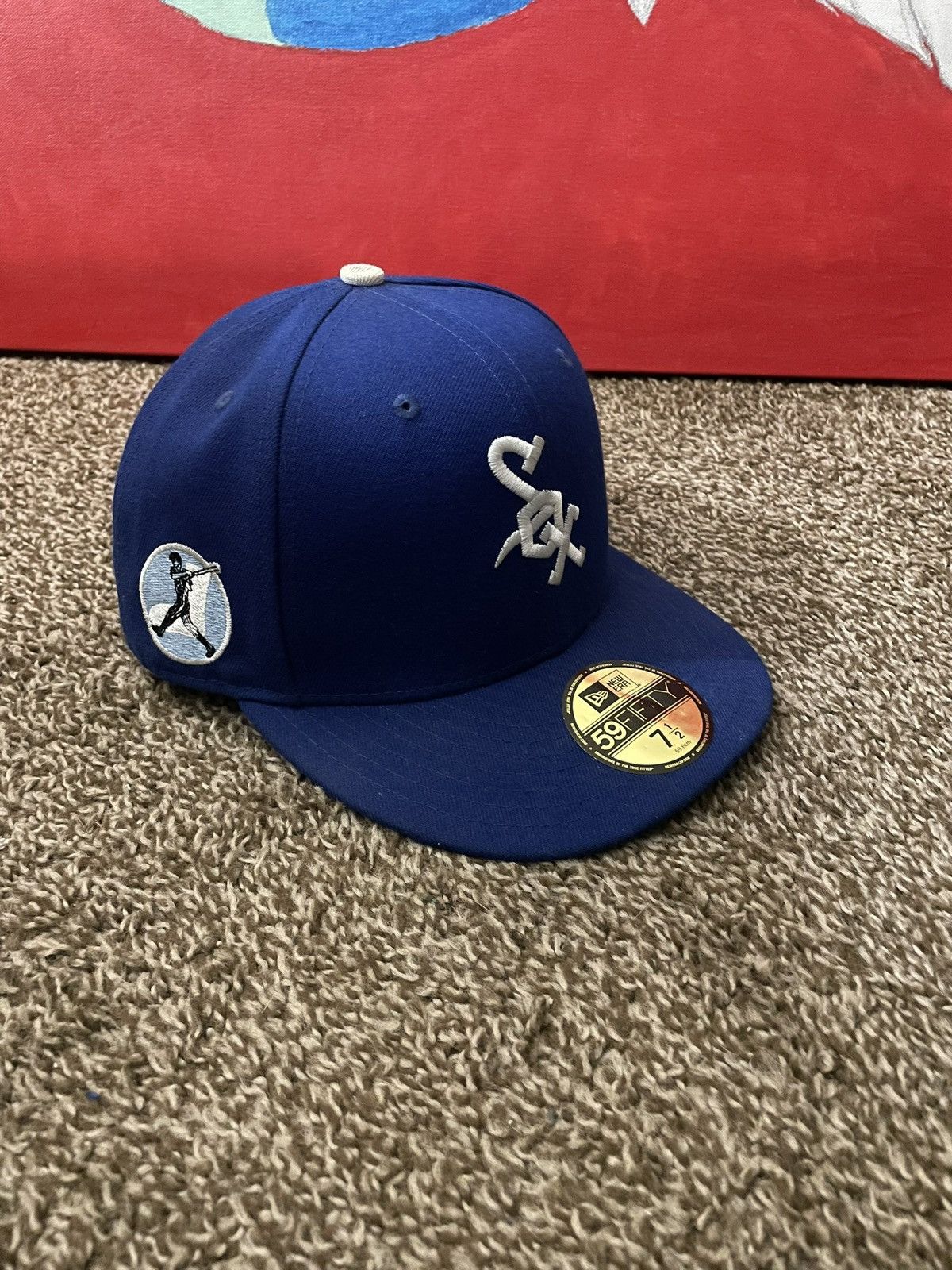 Hat Club Royal Blue Chicago White Sox New Era 7 1/2 Fitted (Rare) Size ONE SIZE - 1 Thumbnail