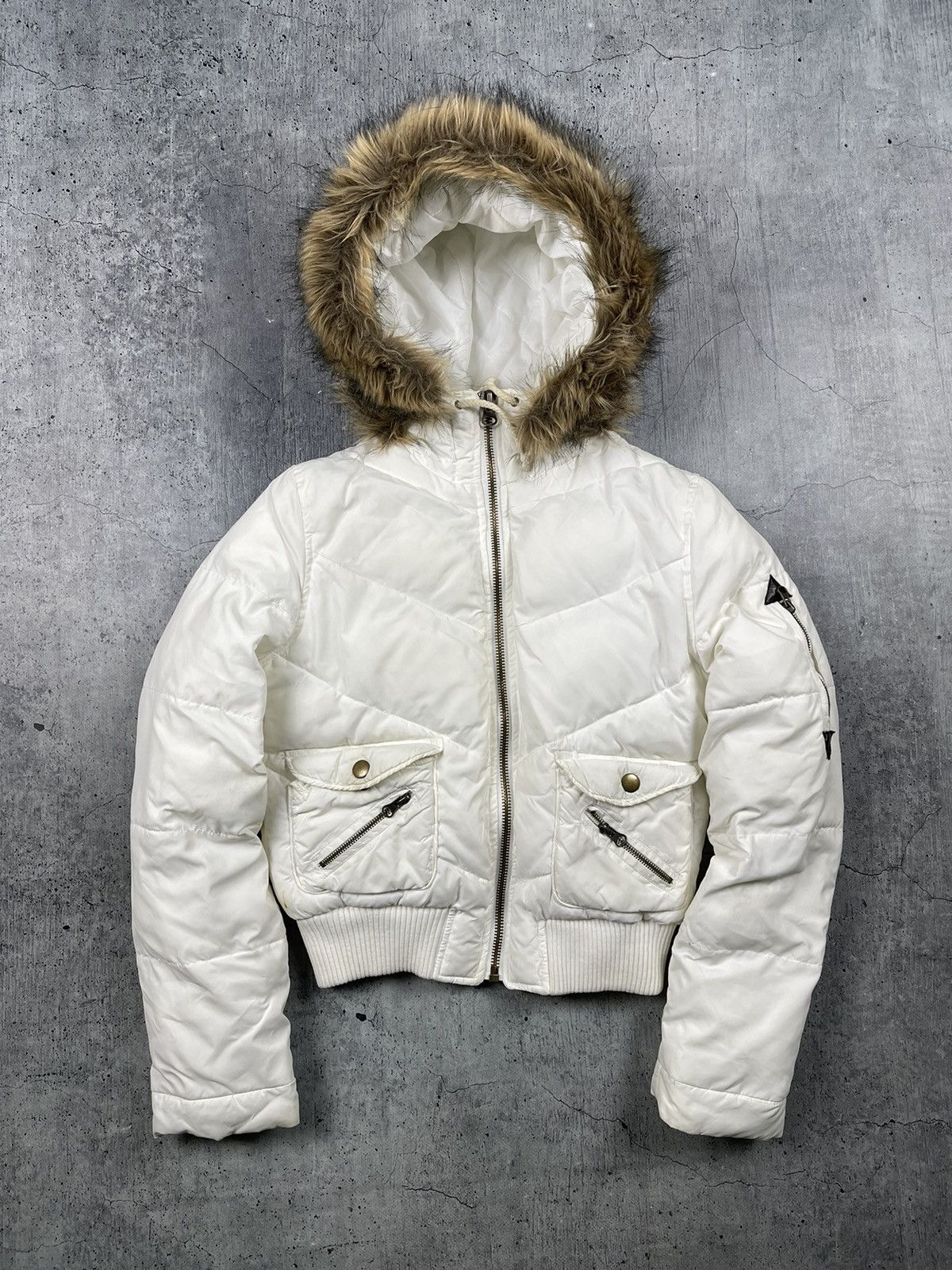 20471120 × If Six Was Nine AVANT GARDE FAUX FUR PUFFER JACKET