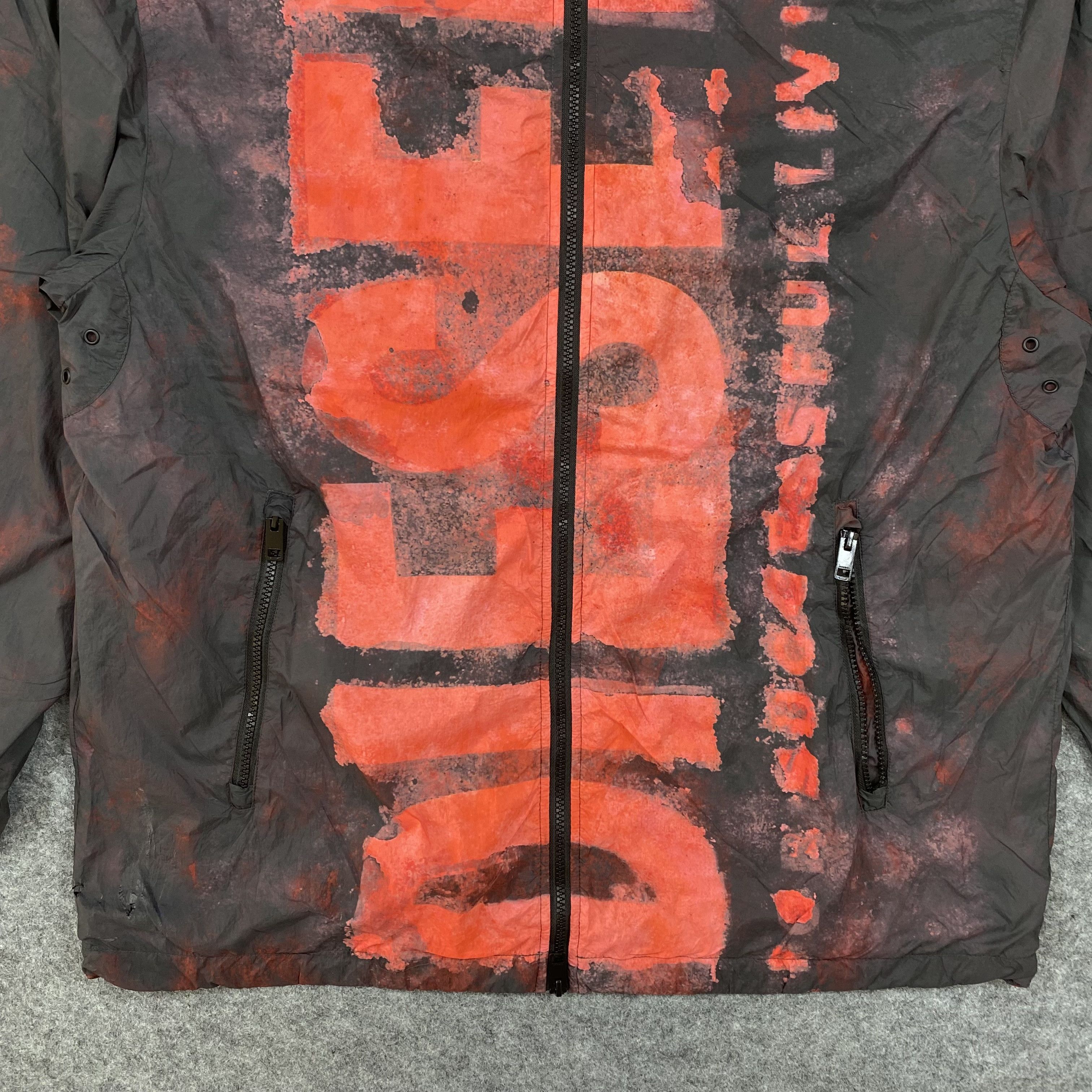 Diesel VINTAGE DIESEL WINDBREAKER DISTRESSED JACKET-J575 Size US L / EU 52-54 / 3 - 6 Thumbnail