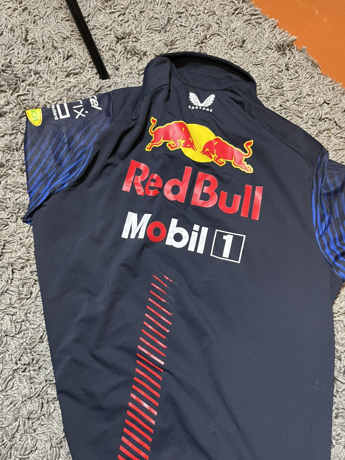 Red Bull CASTORE RED BULL RACING FIRELLI POLYESTER T-SHIRT Size US L / EU 52-54 / 3 - 6 Thumbnail