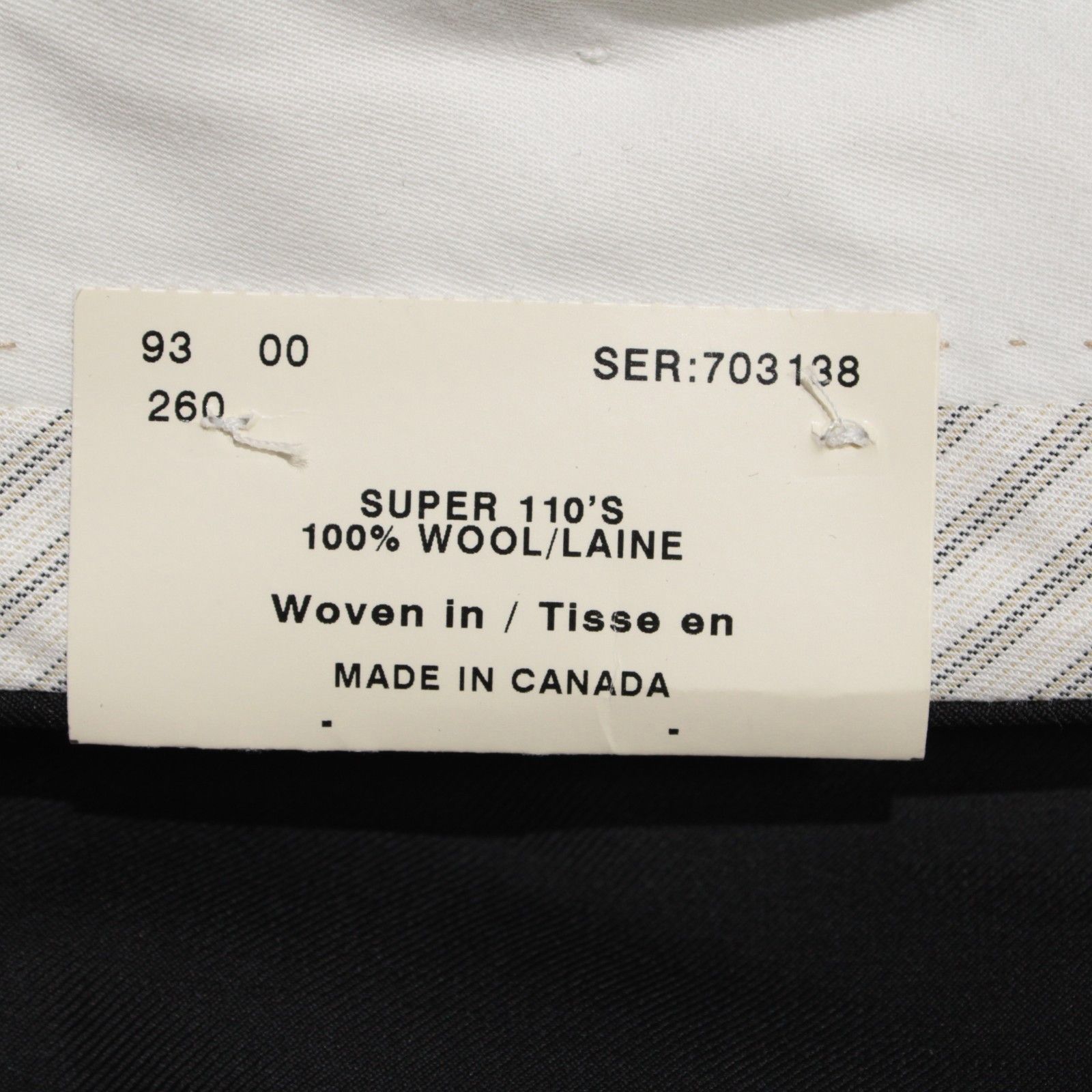 Samuelsohn Samuelsohn New with tags Dress Pants Size 37 US In Black Size US 37 - 6 Thumbnail