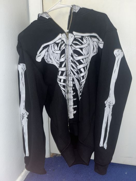 Goth Money rare goth money records skeleton jacket M Grailed