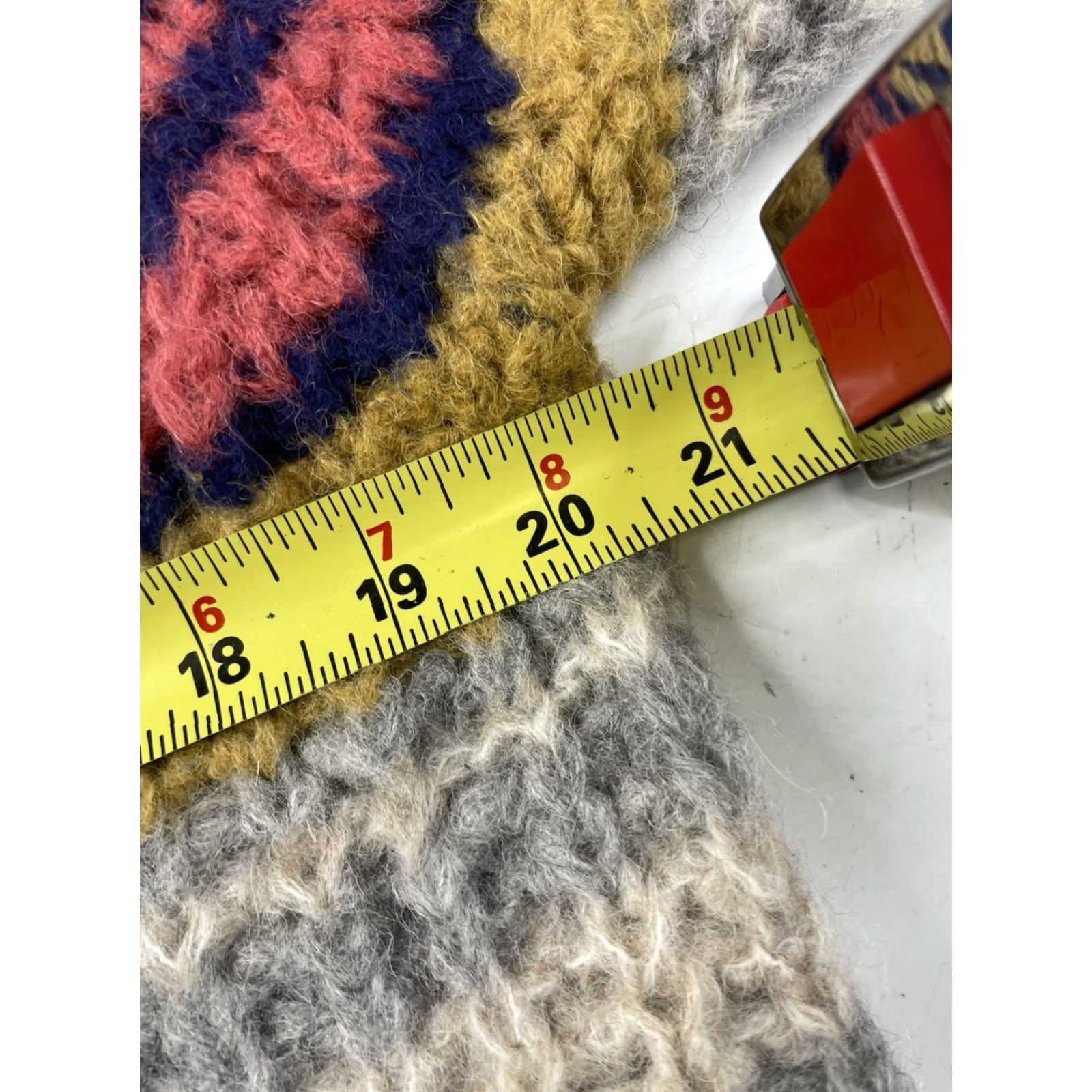 MOTHER MOTHER Sweater Womens Collared Button Alpaca Striped XS Multicolor Pullover Winds Of Change 90s? Size XS / US 0-2 / IT 36-38 - 6 Thumbnail