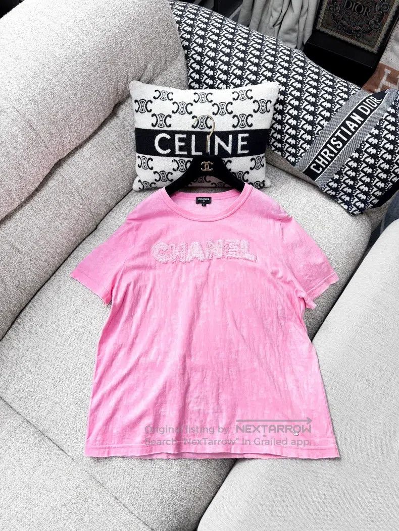 Chanel Chanel 23P Spring and Summer Preview Series Pink Letter Lo Size M / US 6-8 / IT 42-44 - 4 Thumbnail