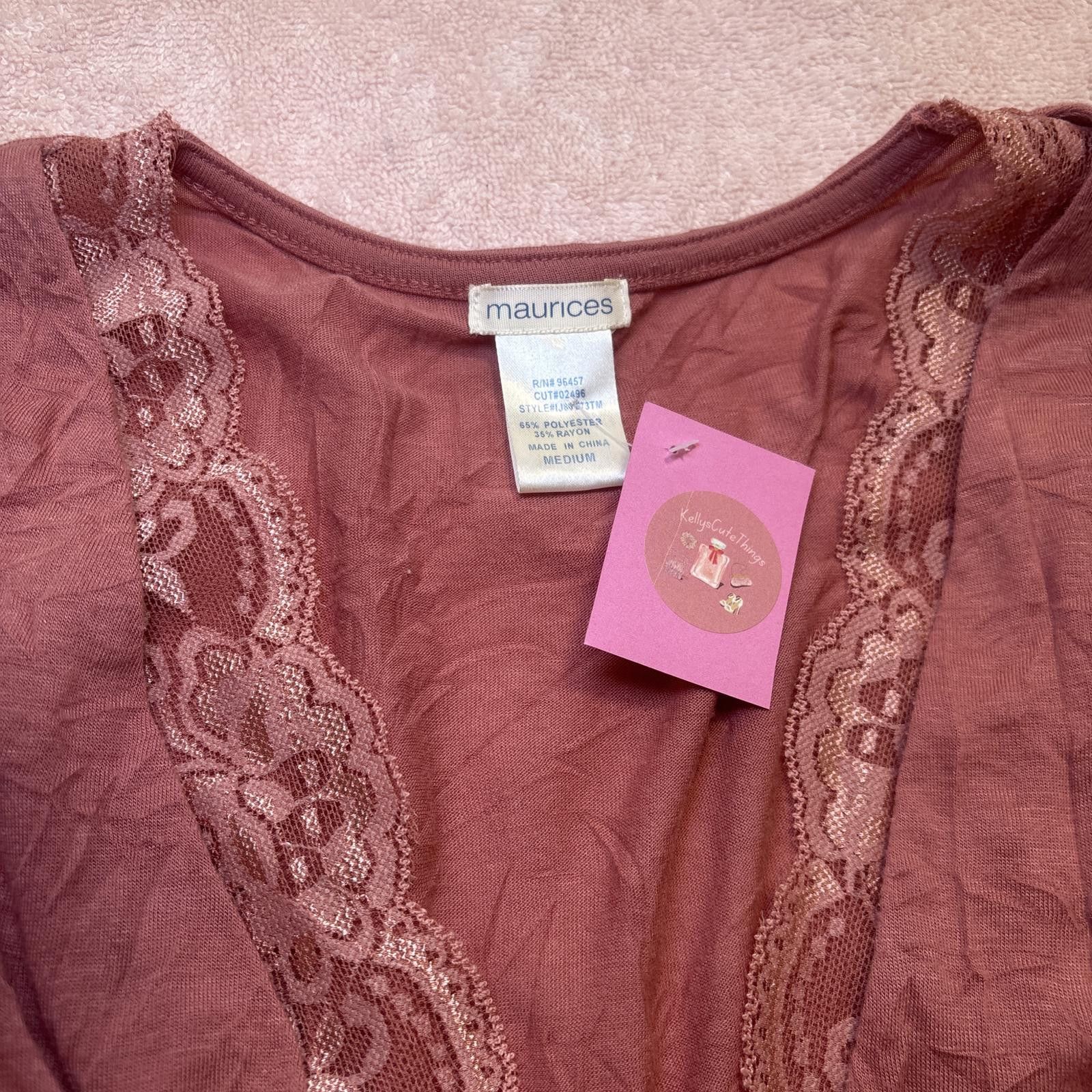Other y2k pink lace cami blouse top Size M / US 6-8 / IT 42-44 - 5 Thumbnail