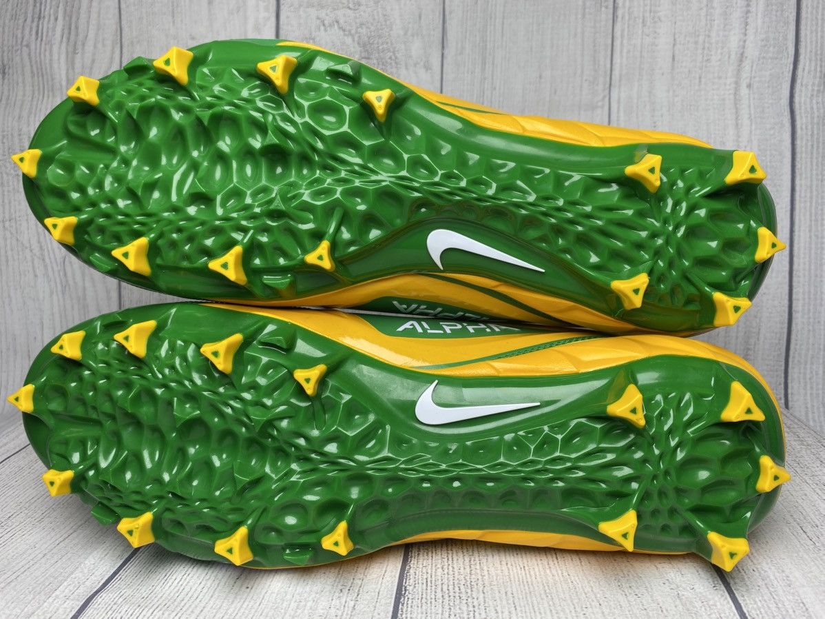 Jordan Brand × Nike Oregon Ducks Nike Alpha Menace Football Cleat Men 12.5W PE Size US 12.5 / EU 45-46 - 12 Thumbnail