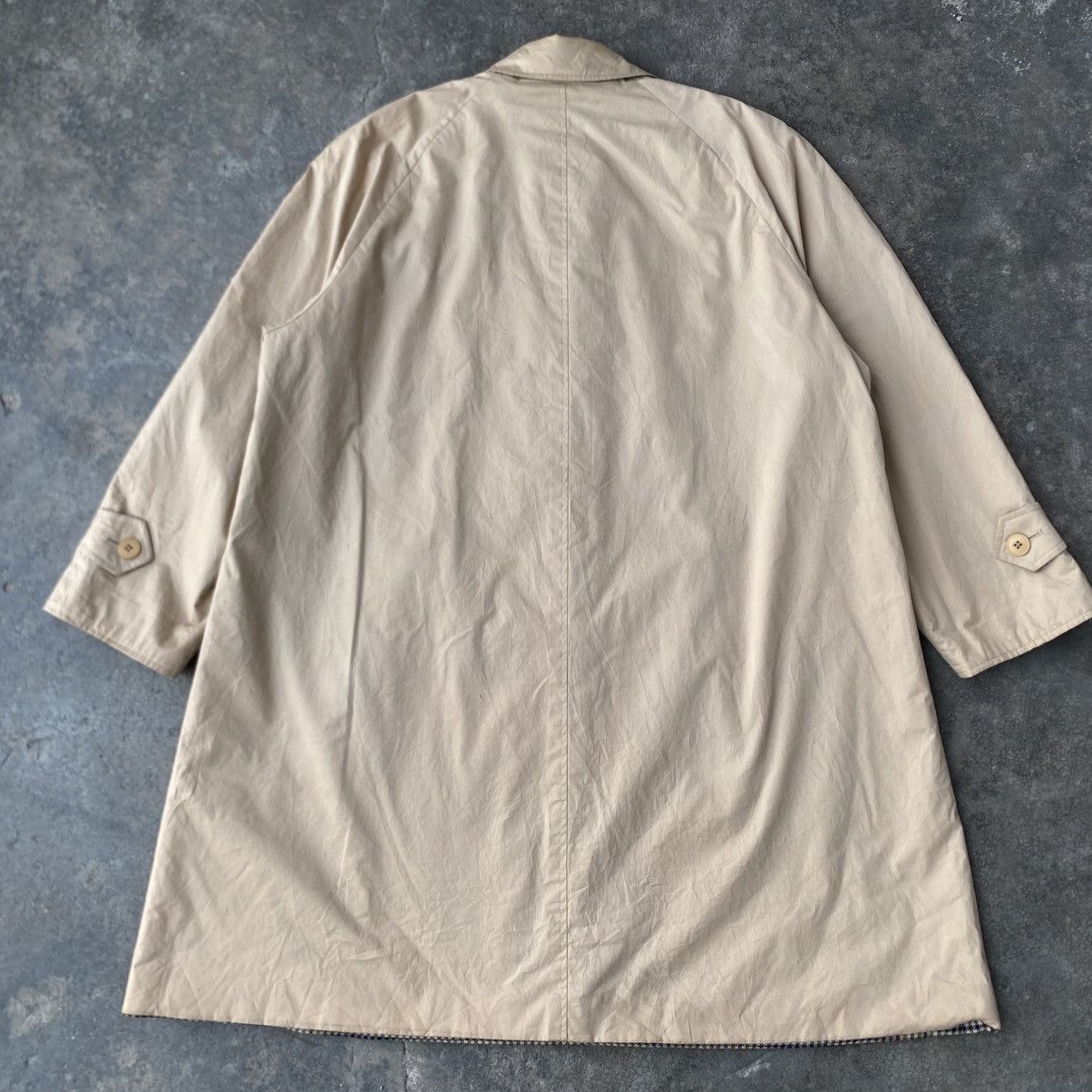 Aquascutum Aquascutum Reversible Houndstooth Balmacaan & Beige Mac Coat Size XL / US 12-14 / IT 48-50 - 15 Thumbnail
