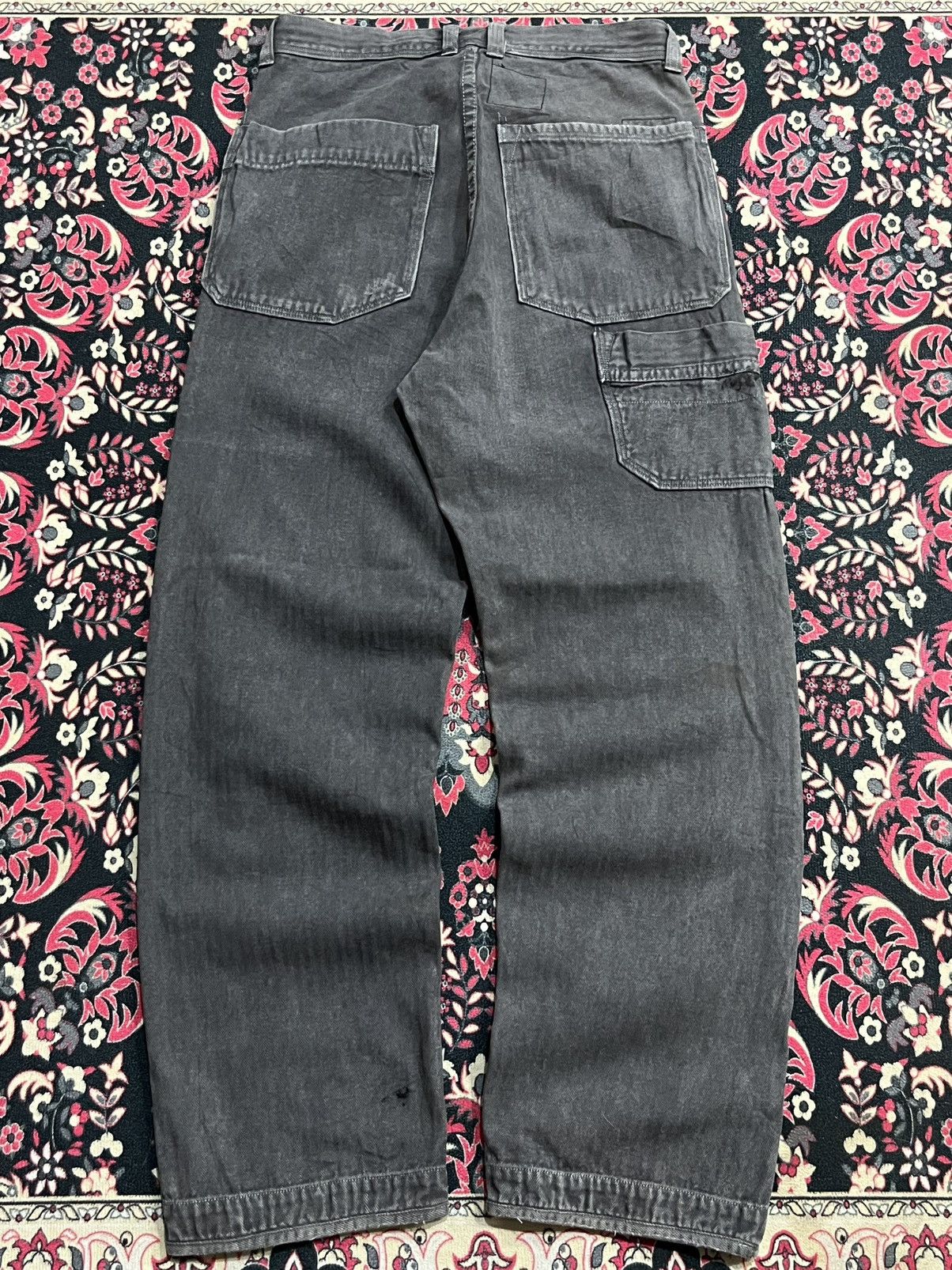 Carhartt Vintage Japan RNA Inc. Grey Carpenter Distressed Pocket Pant Size US 28 / EU 44 - 2 Thumbnail