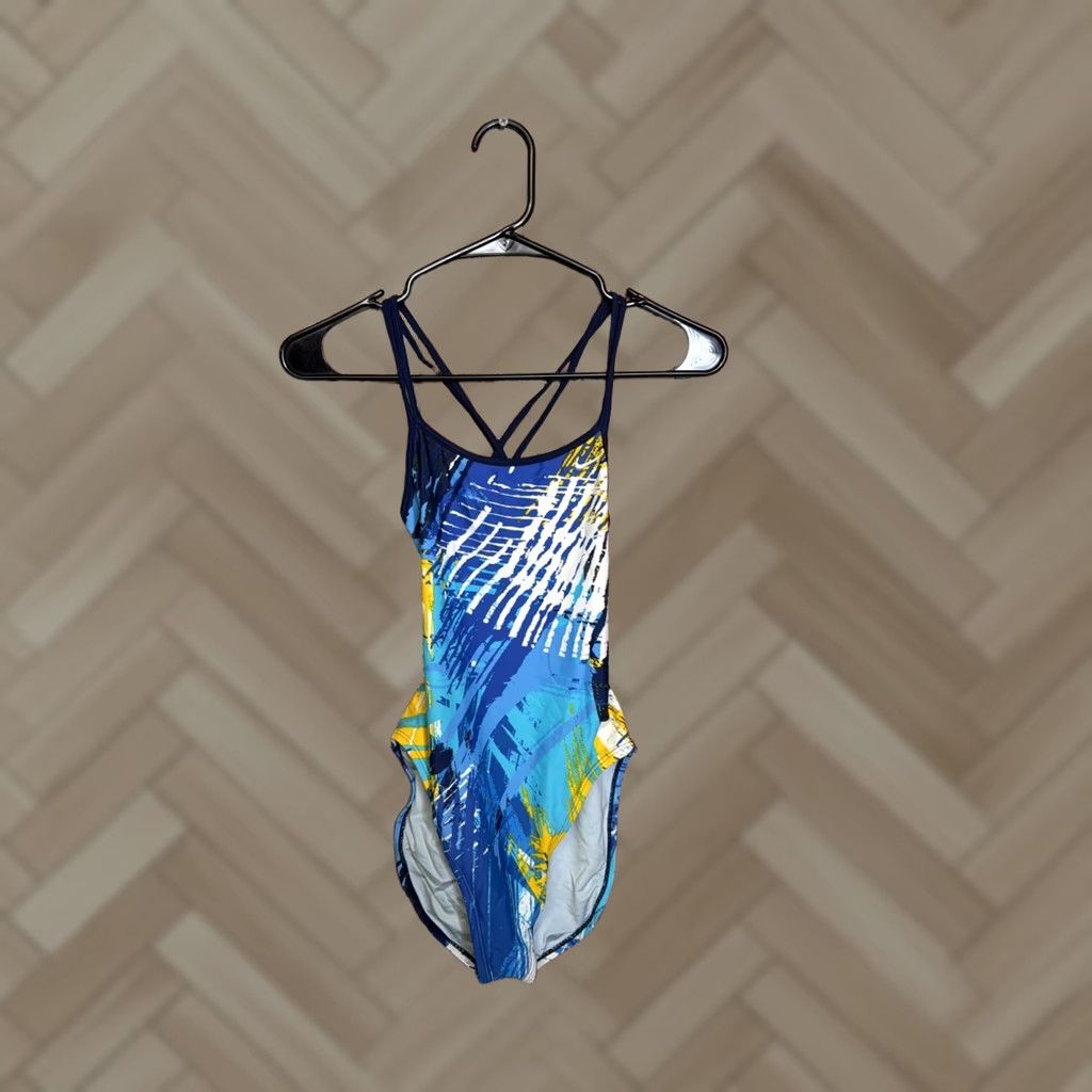 Nike NIKE One Piece Swimsuit Womens 4 / 30 Blue Size ONE SIZE - 1 Thumbnail