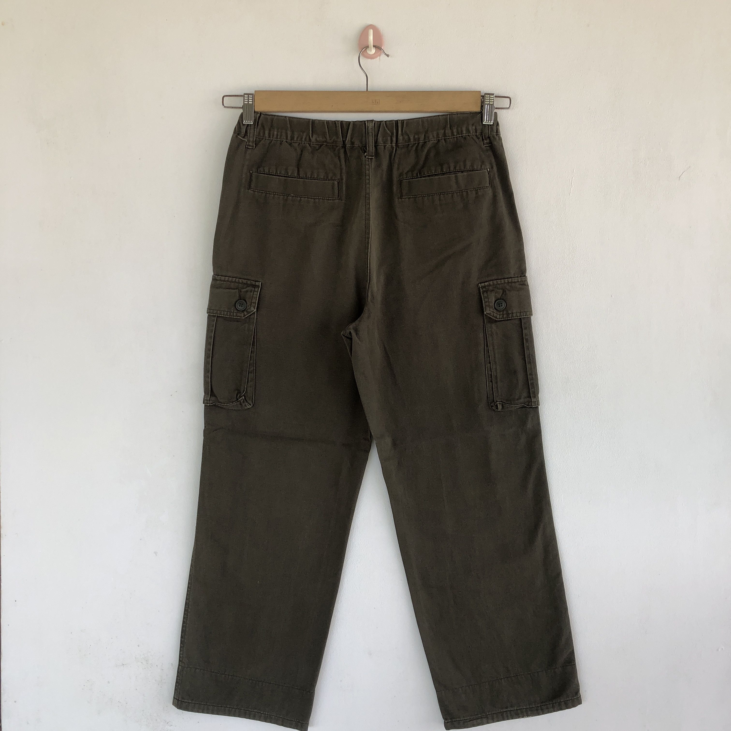 Japanese Brand Vintage Japanese Cargo Pants Multi Pocket Fatigue Trousers Size US 30 / EU 46 - 2 Thumbnail