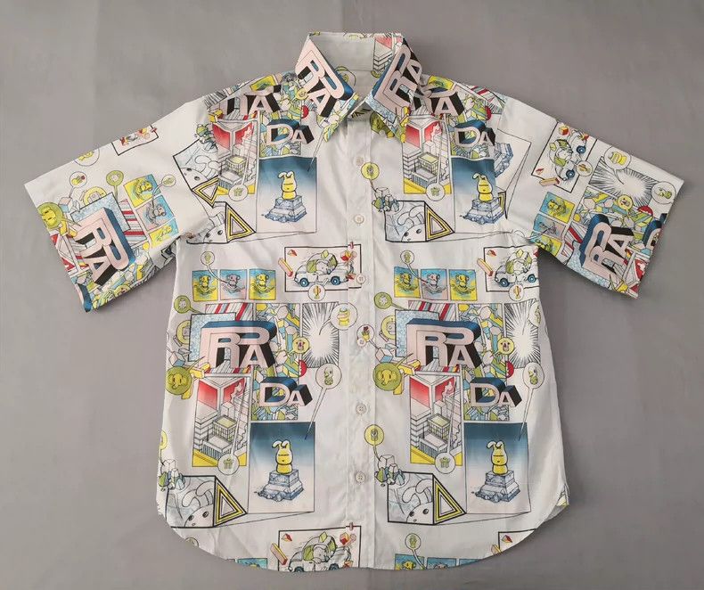 Prada Prada Short-sleeved shirt 2501-Nextarrow Size US S / EU 44-46 / 1 - 1 Thumbnail