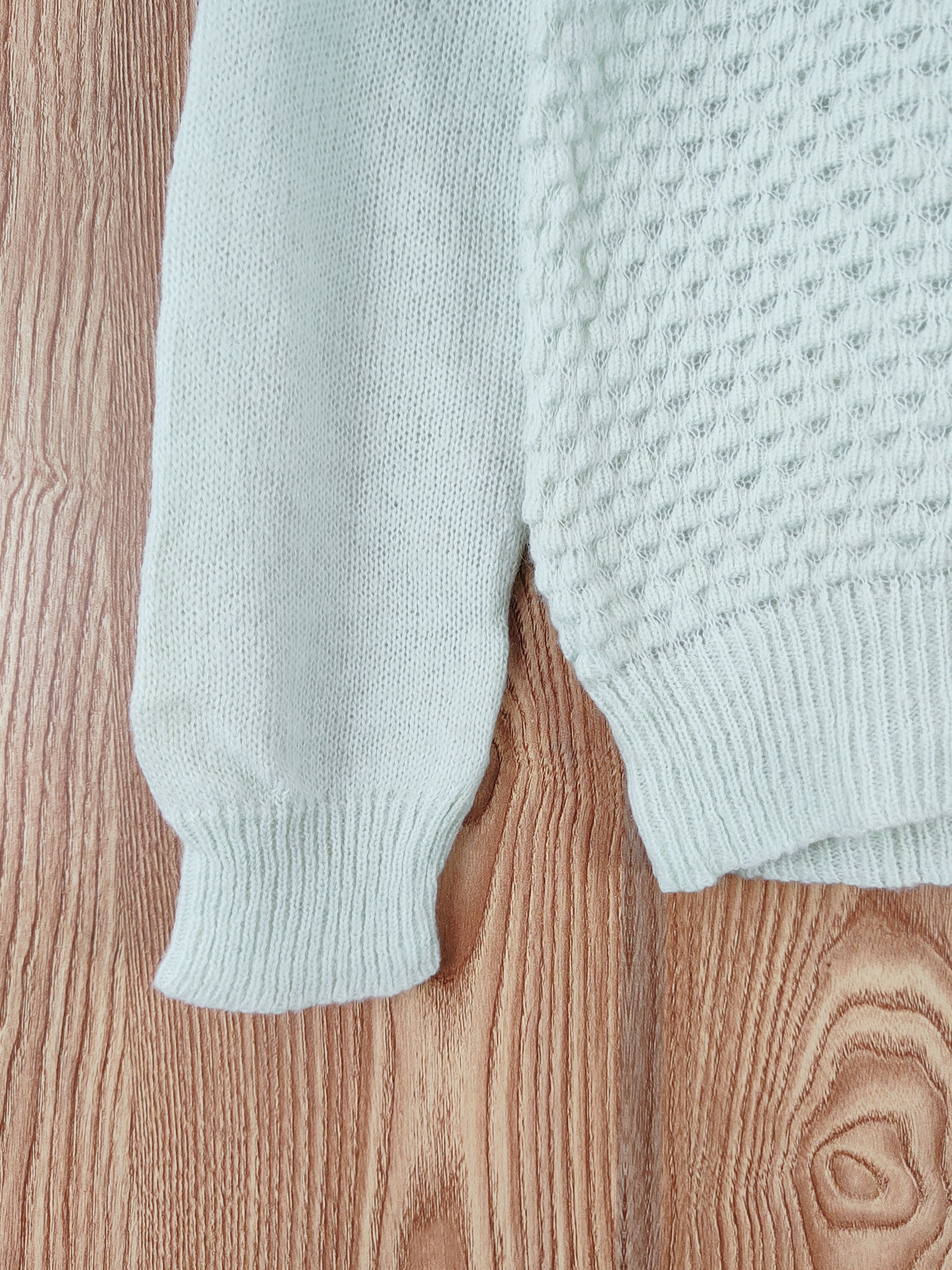 Japanese Brand Makelet Green Knitwear Sweatshirts #W827 Size S / US 4 / IT 40 - 4 Thumbnail