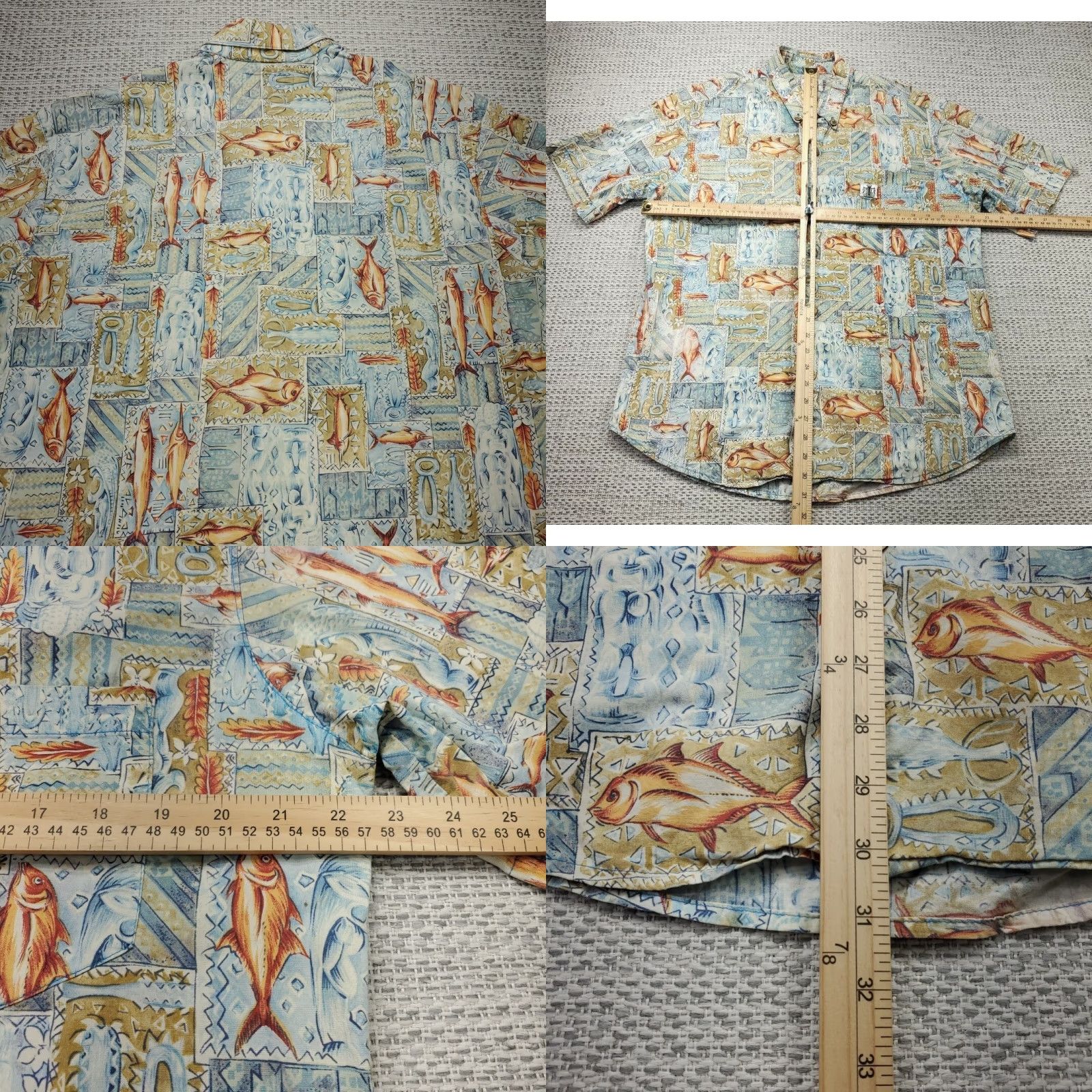 Vintage VINTAGE Duke Kahanamoku Hawaiian Shirt Mens XL Swordfish Surf USA Kahala Size US XL / EU 56 / 4 - 8 Thumbnail
