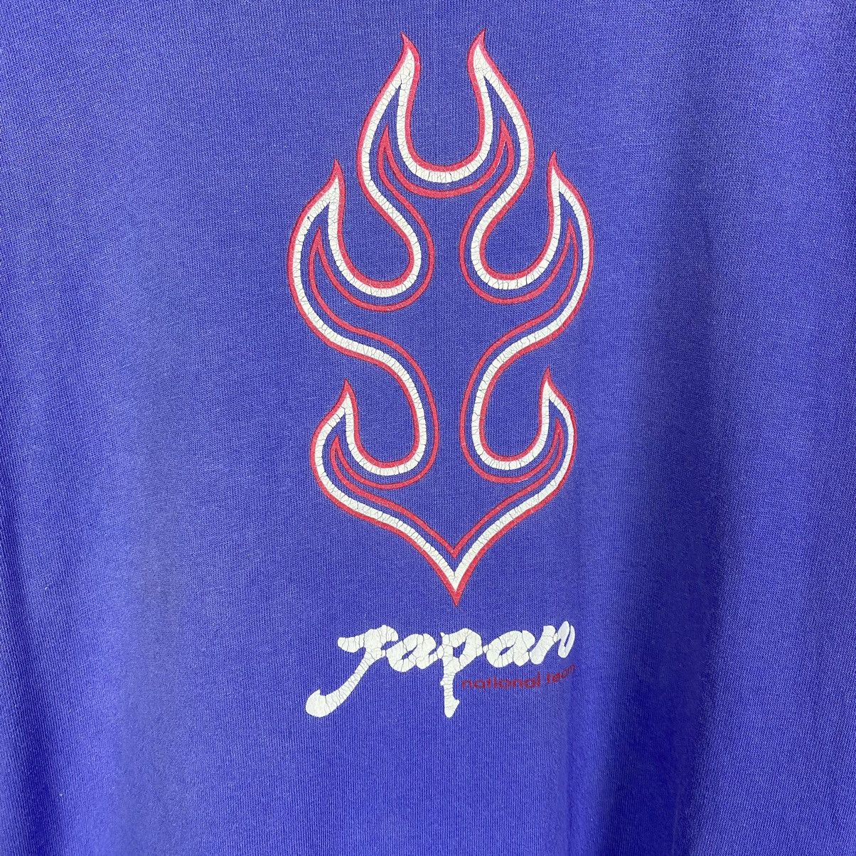Vintage VINTAGE 1996 JFA JAPAN NATIONAL TEAM FLAME TSHIRT Size US XL / EU 56 / 4 - 3 Thumbnail
