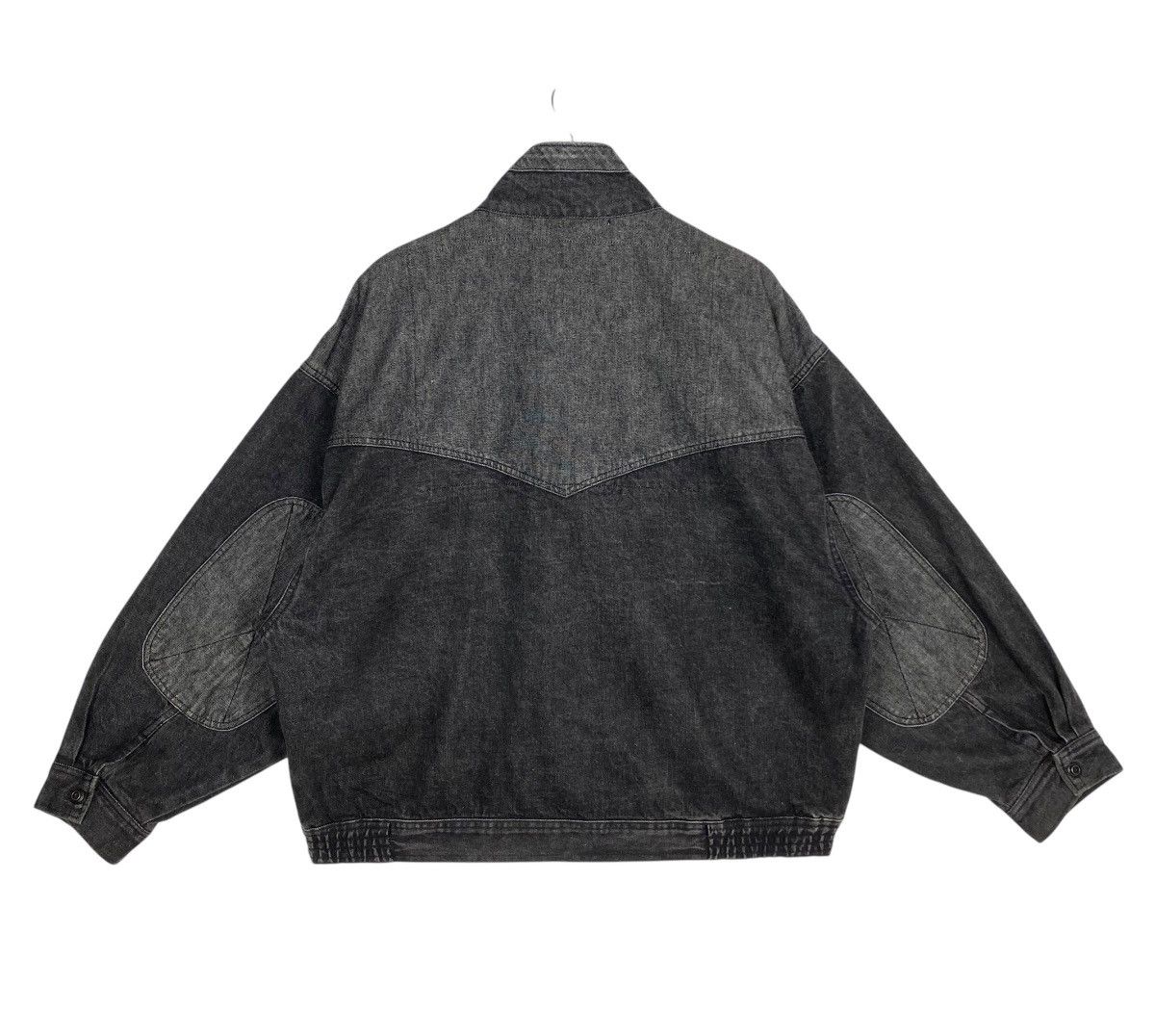 Japanese Brand × Vintage Vtg Casablanca Rally Halb Wallis Denim Stoned Washed Jacket Size US L / EU 52-54 / 3 - 6 Thumbnail