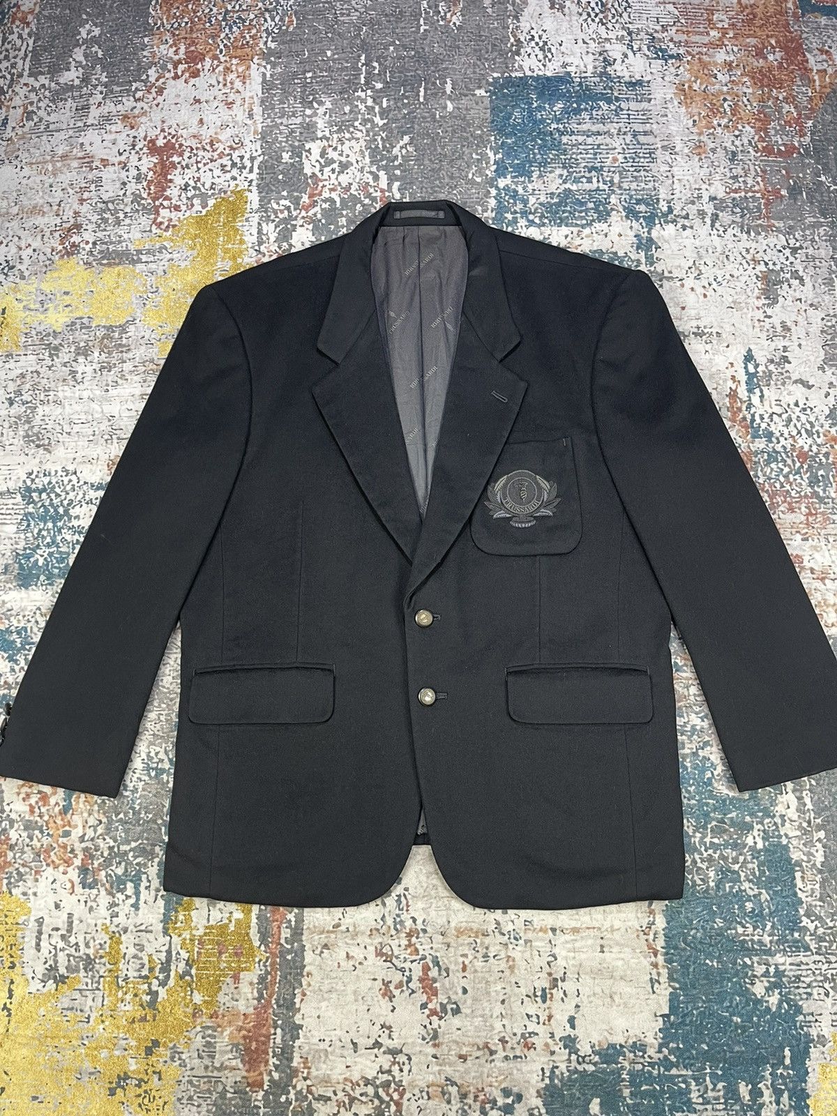 Trussardi Vintage Trussardi Single Breasted Wool Blazer Jacket Size US M / EU 48-50 / 2 - 1 Thumbnail