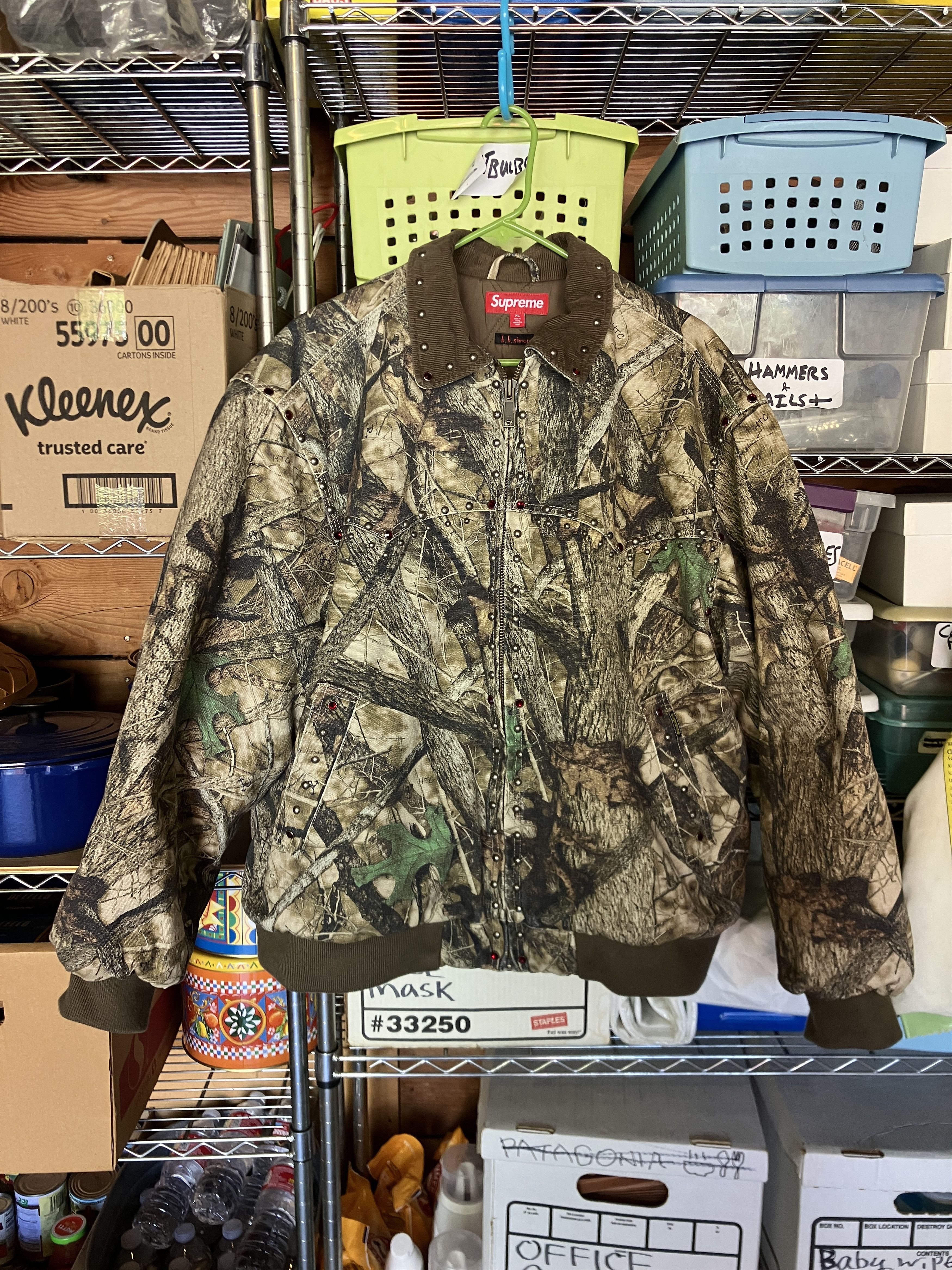 B.B. Simon × Supreme Supreme X B.B. Simon Quilted Work Jacket 