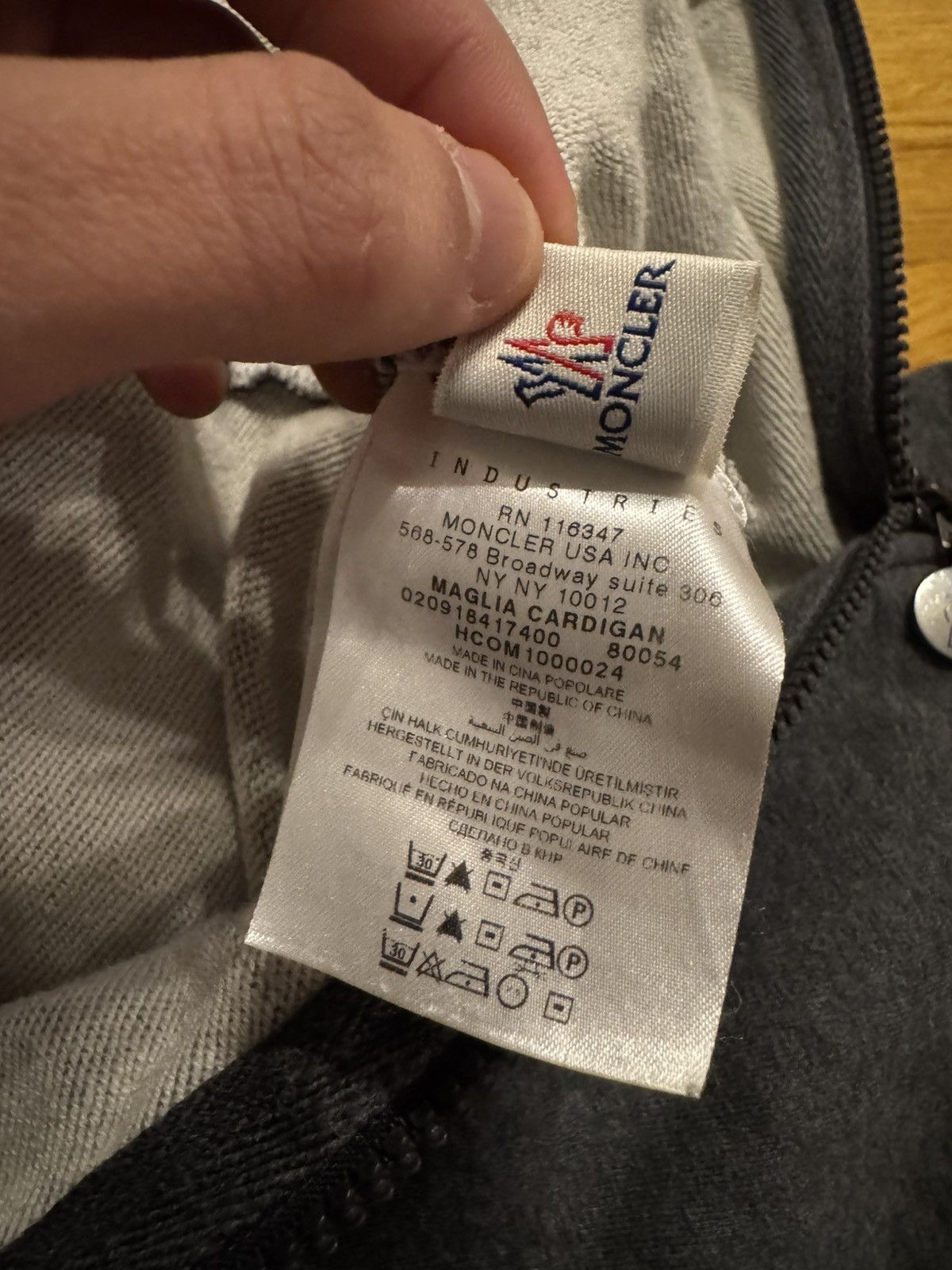 Moncler Moncler Zip Up Hoodie Size US S / EU 44-46 / 1 - 8 Thumbnail