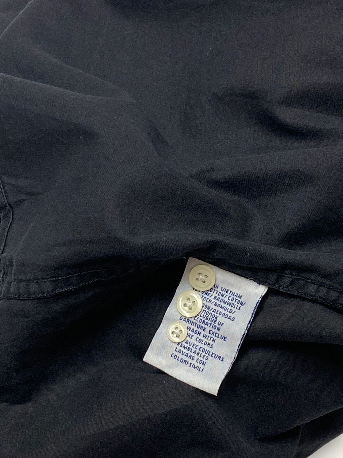 Polo Ralph Lauren Vintage POLO RALPH LAUREN Black Slightly Faded Button Up Size US M / EU 48-50 / 2 - 6 Thumbnail