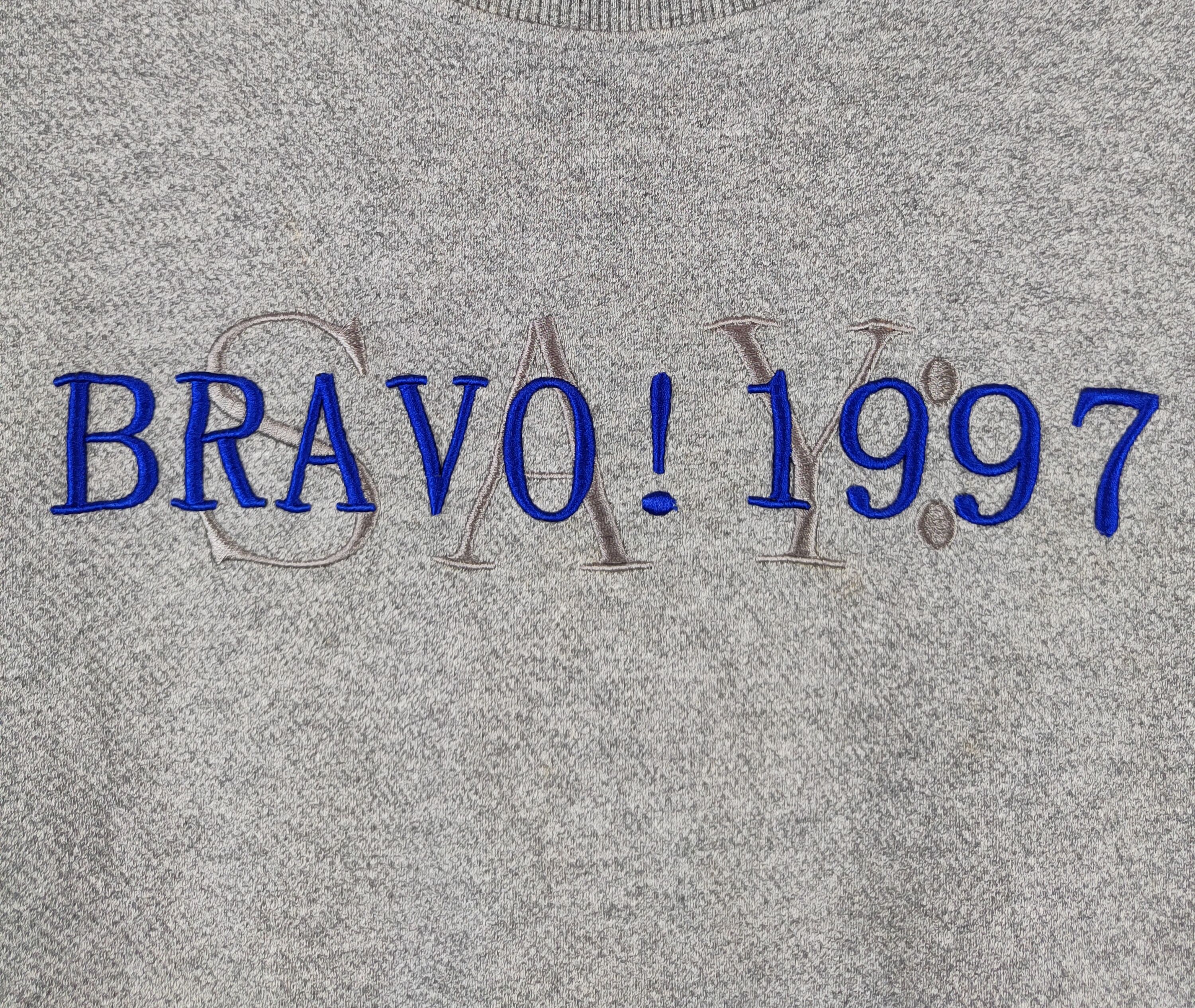 Japanese Brand Combo Gray Say Bravo 1997 Sweatshirts #S2609 Size US L / EU 52-54 / 3 - 3 Thumbnail