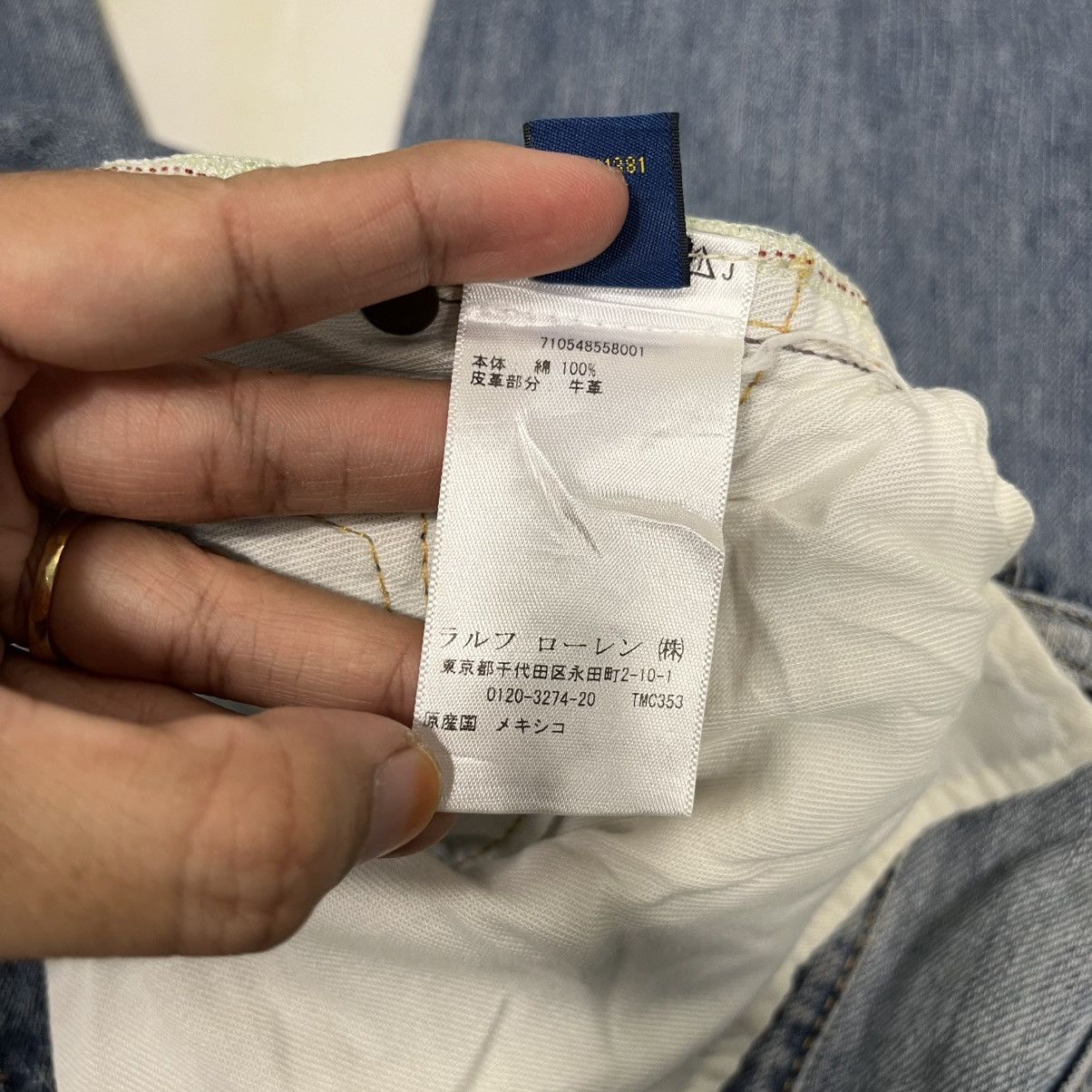 Polo Ralph Lauren Vintage Polo Ralph Lauren Distressed Denim Jeans Size 31" - 24 Thumbnail