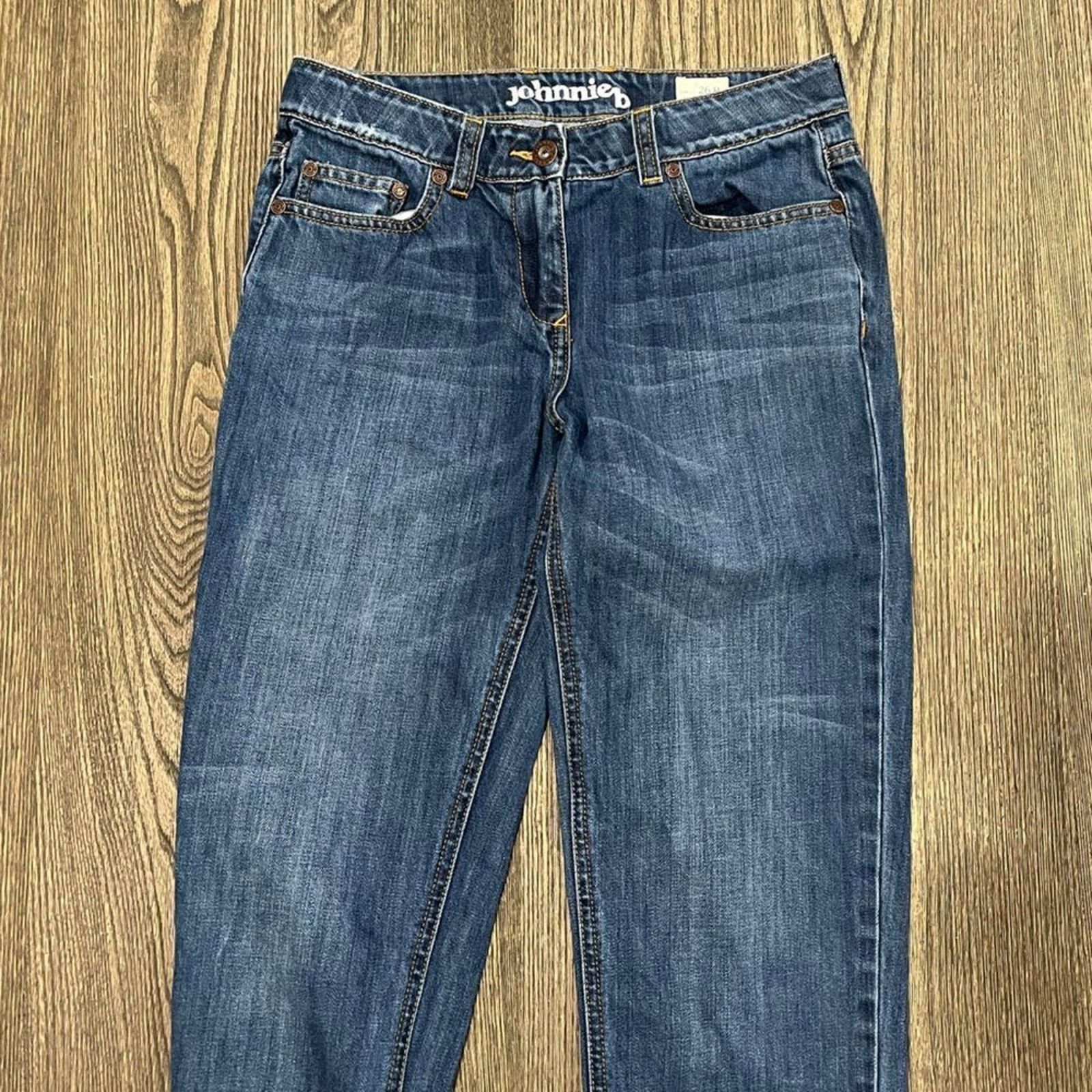 & Other Stories Johnnie B Women's Straight Jean Mid-Rise Denim Blue Size 26R Size 26" / US 2 / IT 38 - 3 Thumbnail