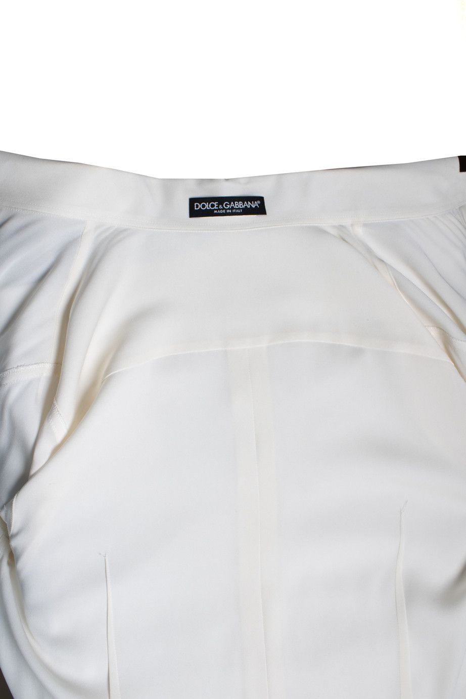 Dolce & Gabbana Dolce & Gabbana, white shirt with black bow Size S / US 4 / IT 40 - 8 Thumbnail