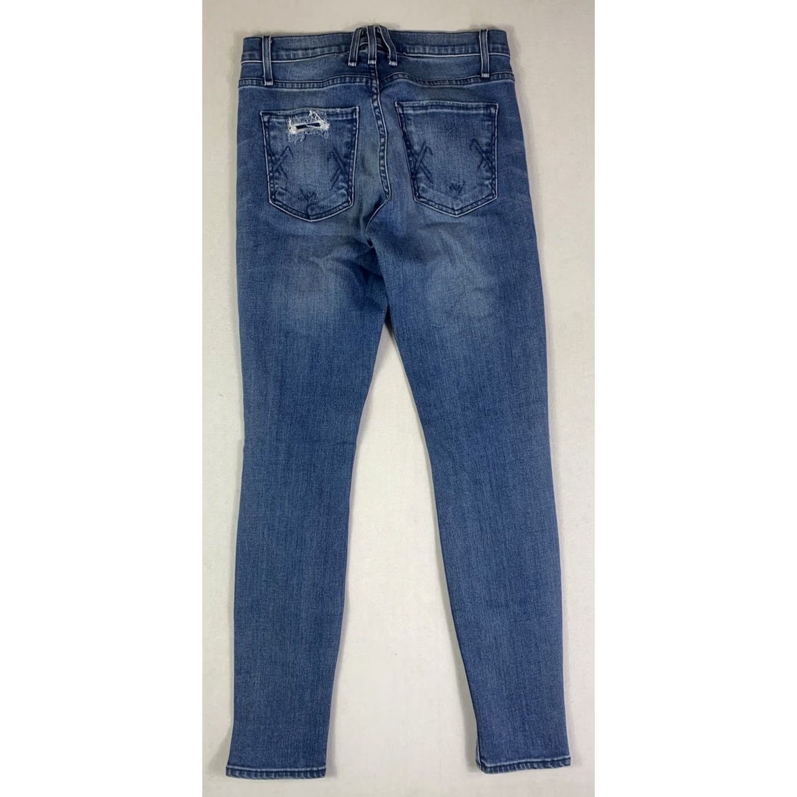 Denime McGuire Distressed Denim Blue Jeans Women's Size 26 Style 38B Size 26" / US 2 / IT 38 - 2 Thumbnail