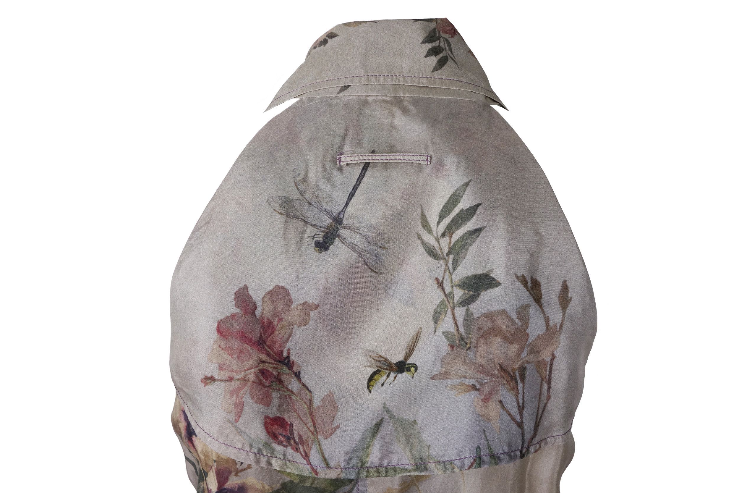 Jean Paul Gaultier Jean Paul Gaultier Floral Print Silk Belted Dress Vintage Size M / US 6-8 / IT 42-44 - 11 Thumbnail