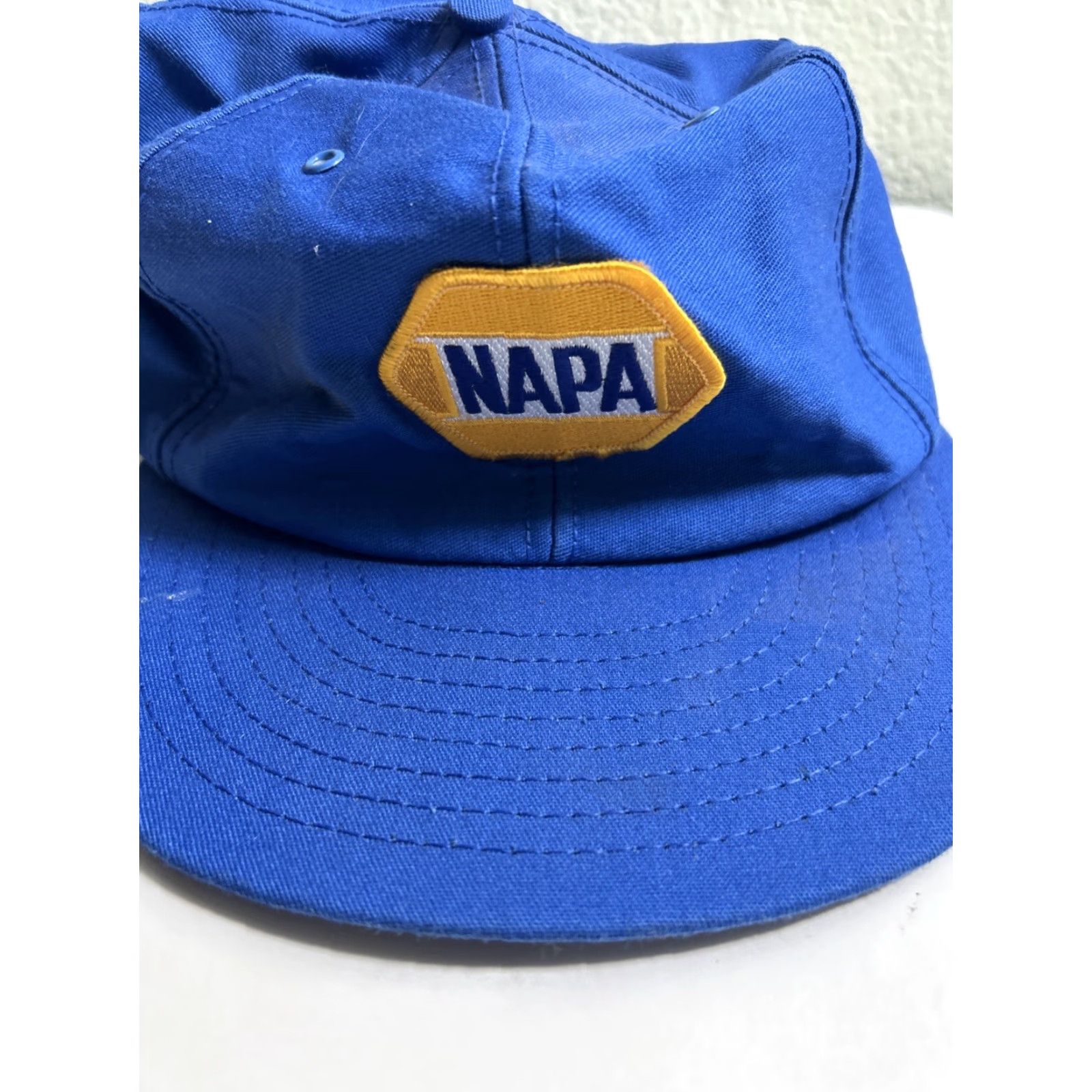 Vintage VINTAGE Napa Auto Parts SnapBack Baseball Hat Blue Yellow Men Adjustable Cap Size ONE SIZE - 3 Thumbnail