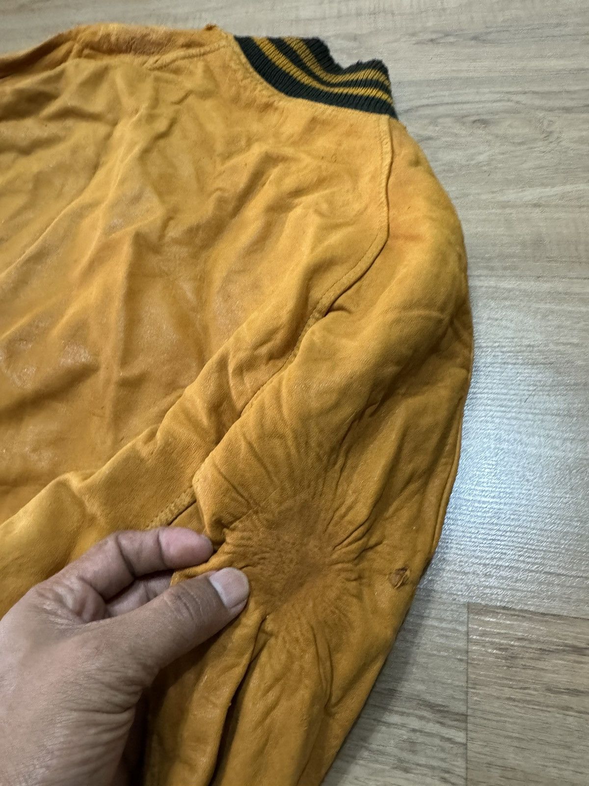 Vintage VINTAGE 50-60’S BUTWIN REVERSIBLE LEATHER JACKET Size US L / EU 52-54 / 3 - 10 Thumbnail
