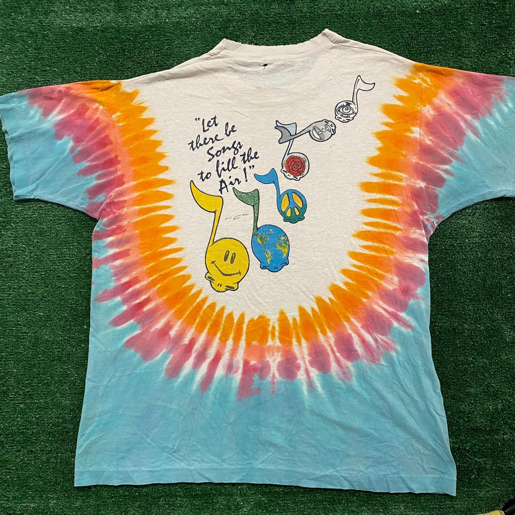 Band Tees Crazy Vintage 90s Grateful Dead Single Stitch Band T-Shirt Size US XL / EU 56 / 4 - 6 Thumbnail