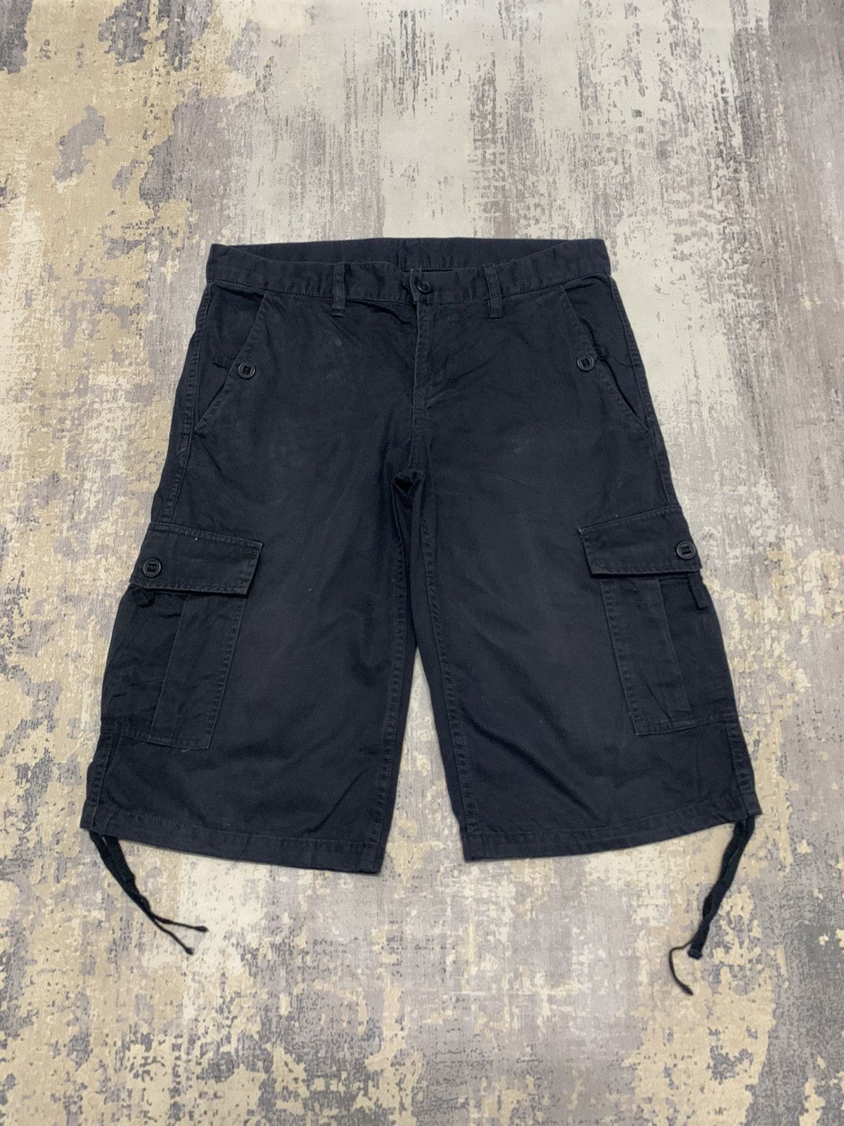 PPFM Japanese PPFM Archive Multi-Pocket Bondage Cargo Shorts Size US 32 / EU 48 - 1 Thumbnail