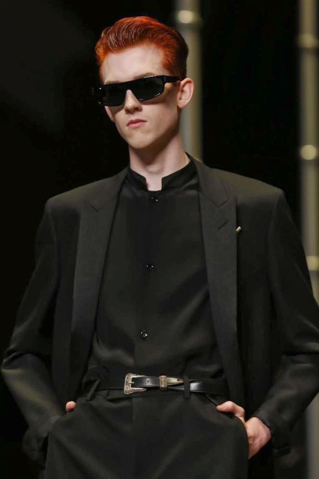Hedi Slimane Saint Laurent Western Buckle Belt 2014ss Size ONE SIZE - 13 Thumbnail