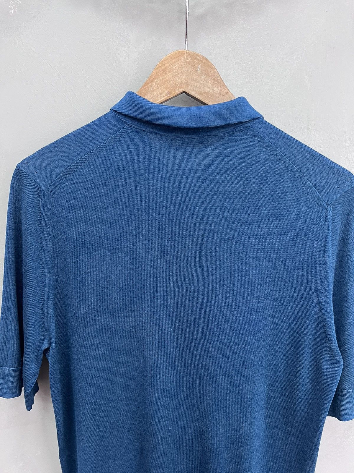 Burberry × Designer × Vintage Burberry Silk Polo T-Shirt & Nova Check Old money Size US M / EU 48-50 / 2 - 9 Thumbnail